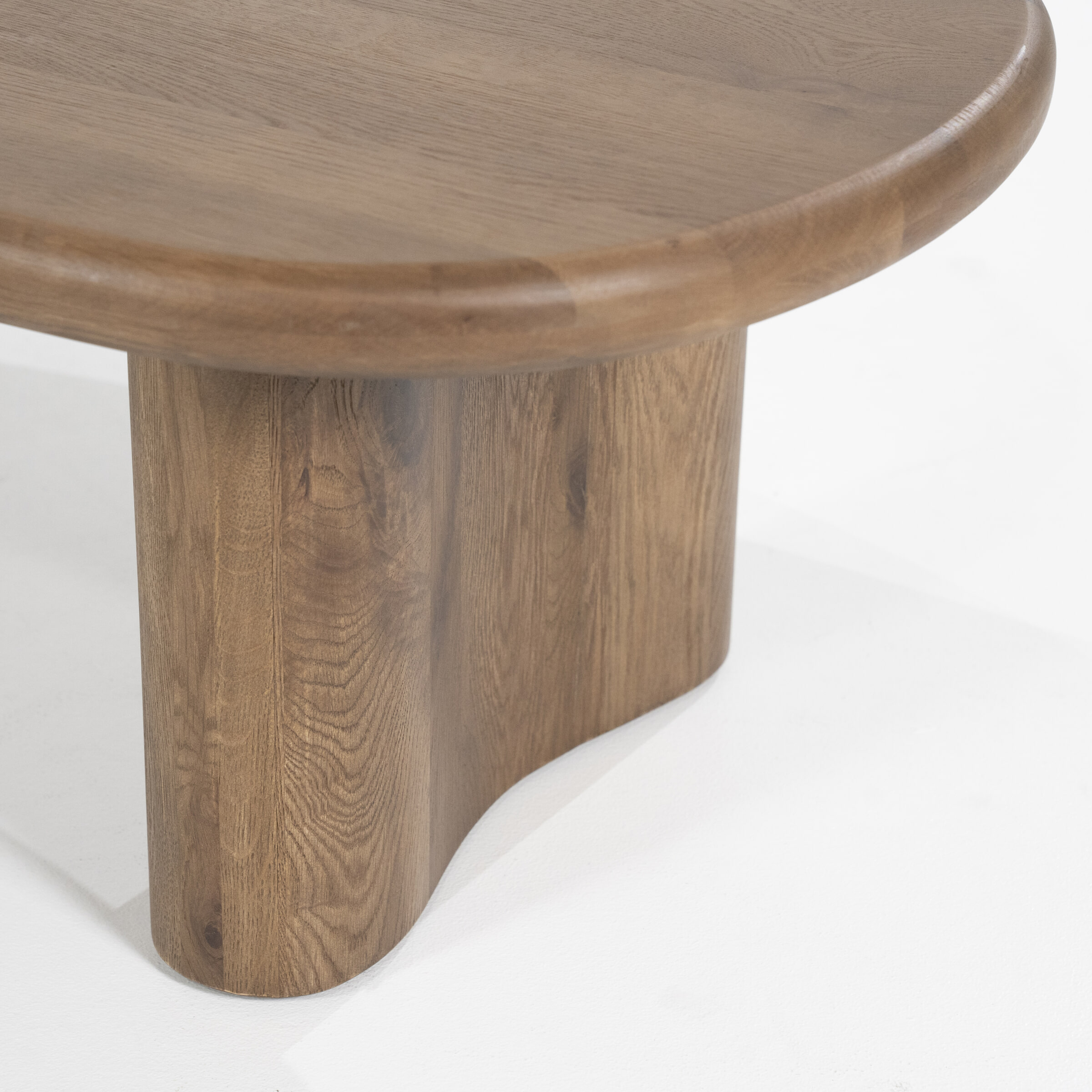 Eleonora Organische Salontafel 'Josh' Eiken, 140 x 60cm, kleur Bruin