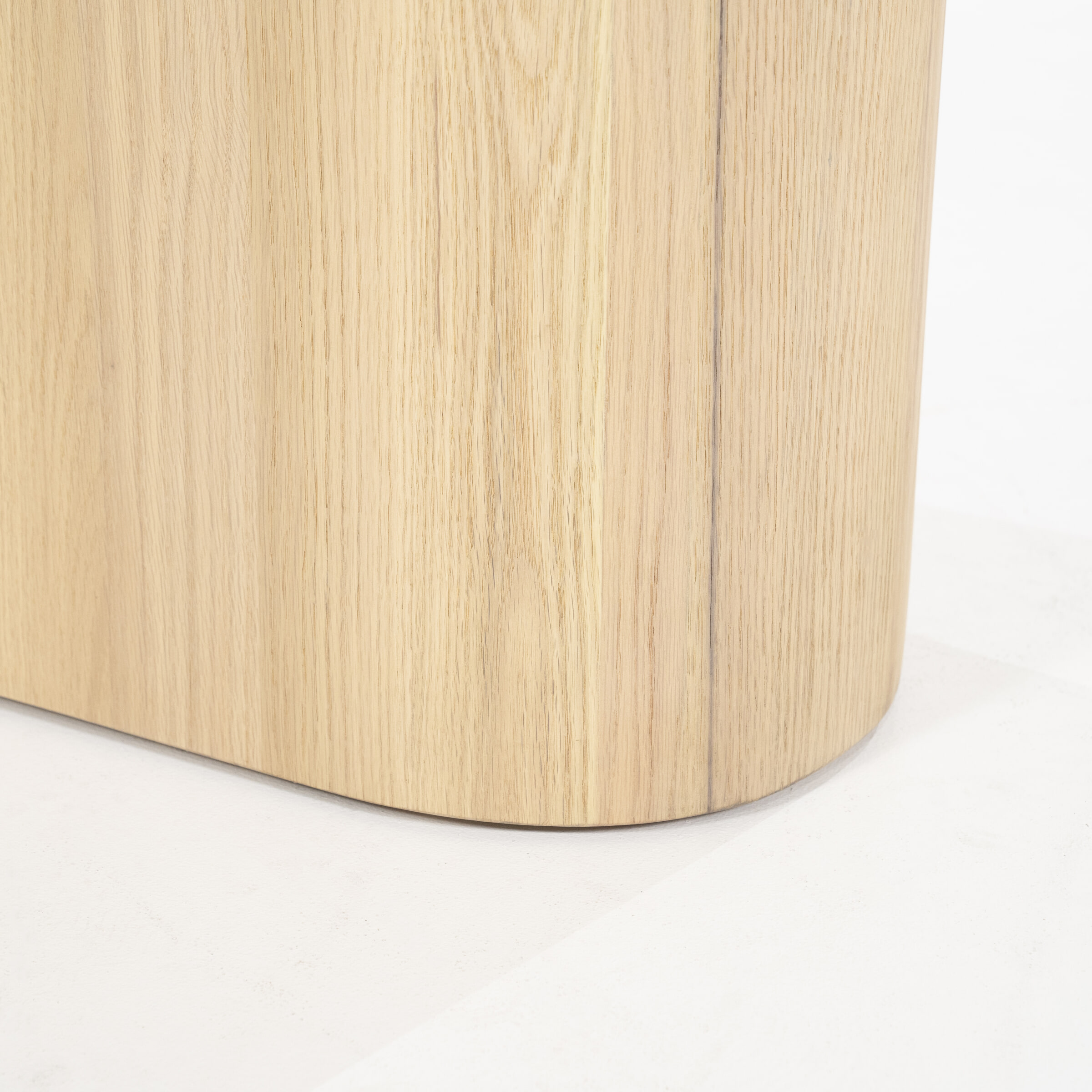 Eleonora Sidetable 'Leon' Eiken, 200cm, kleur Naturel