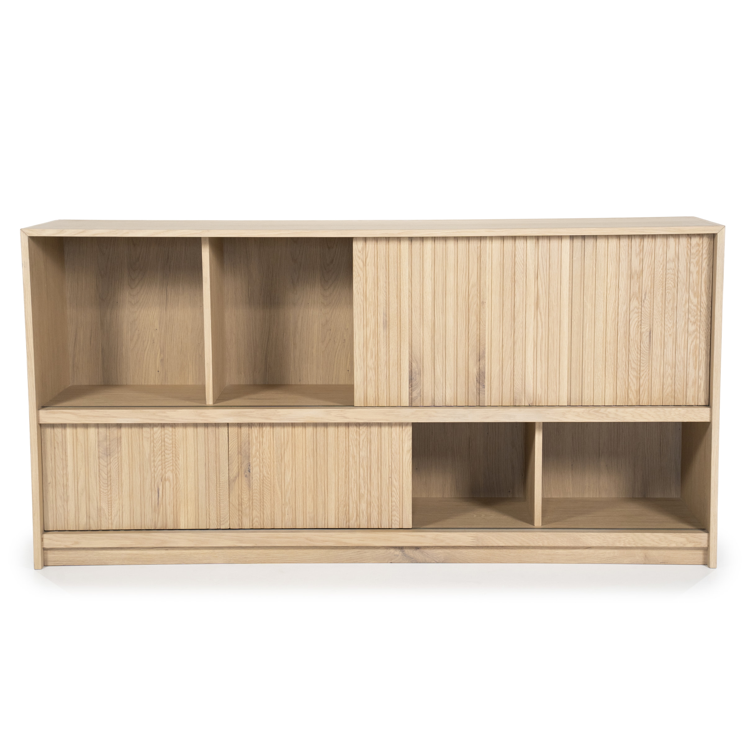 Eleonora Dressoir 'Milo' Eiken, 180cm, kleur Naturel