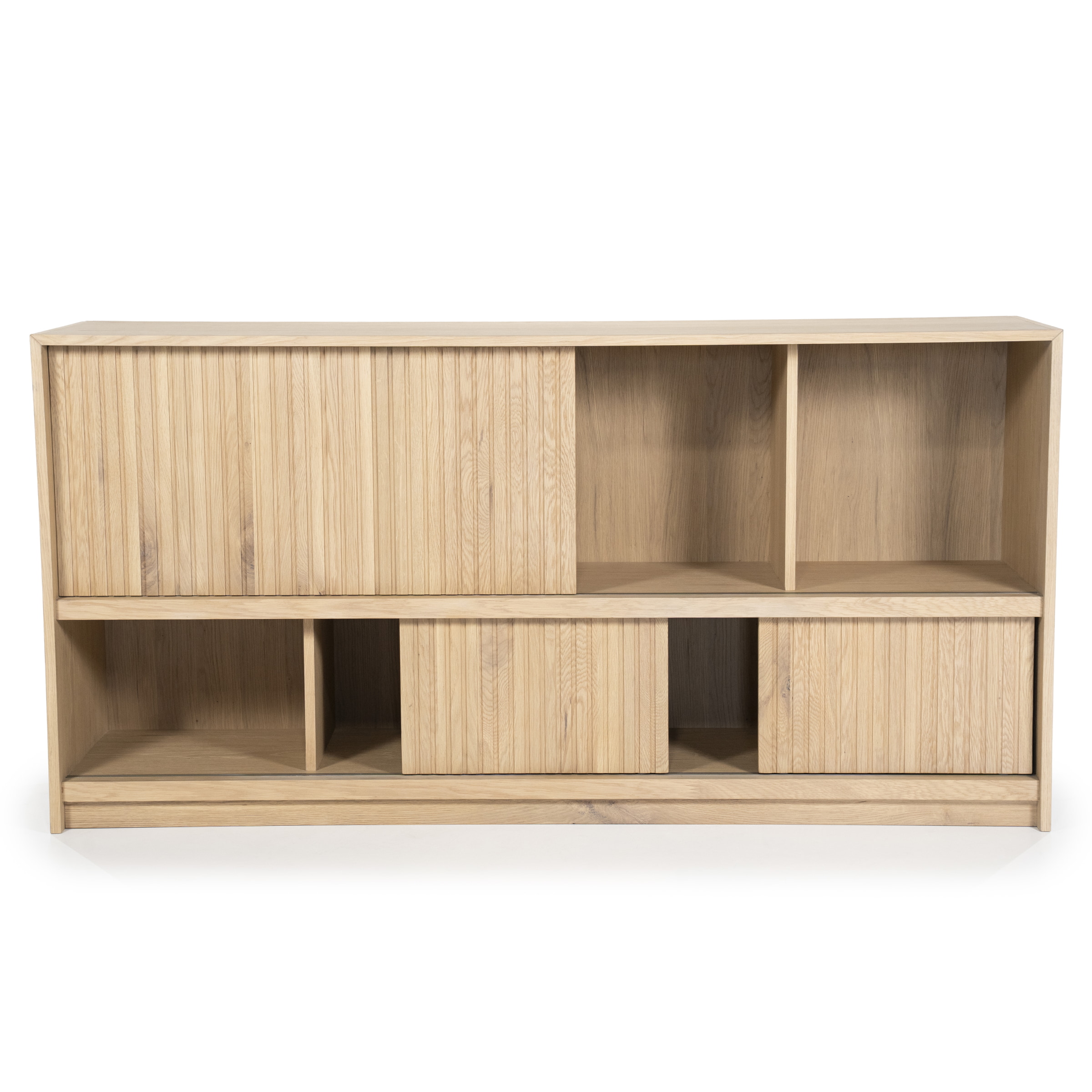 Eleonora Dressoir 'Milo' Eiken, 180cm, kleur Naturel