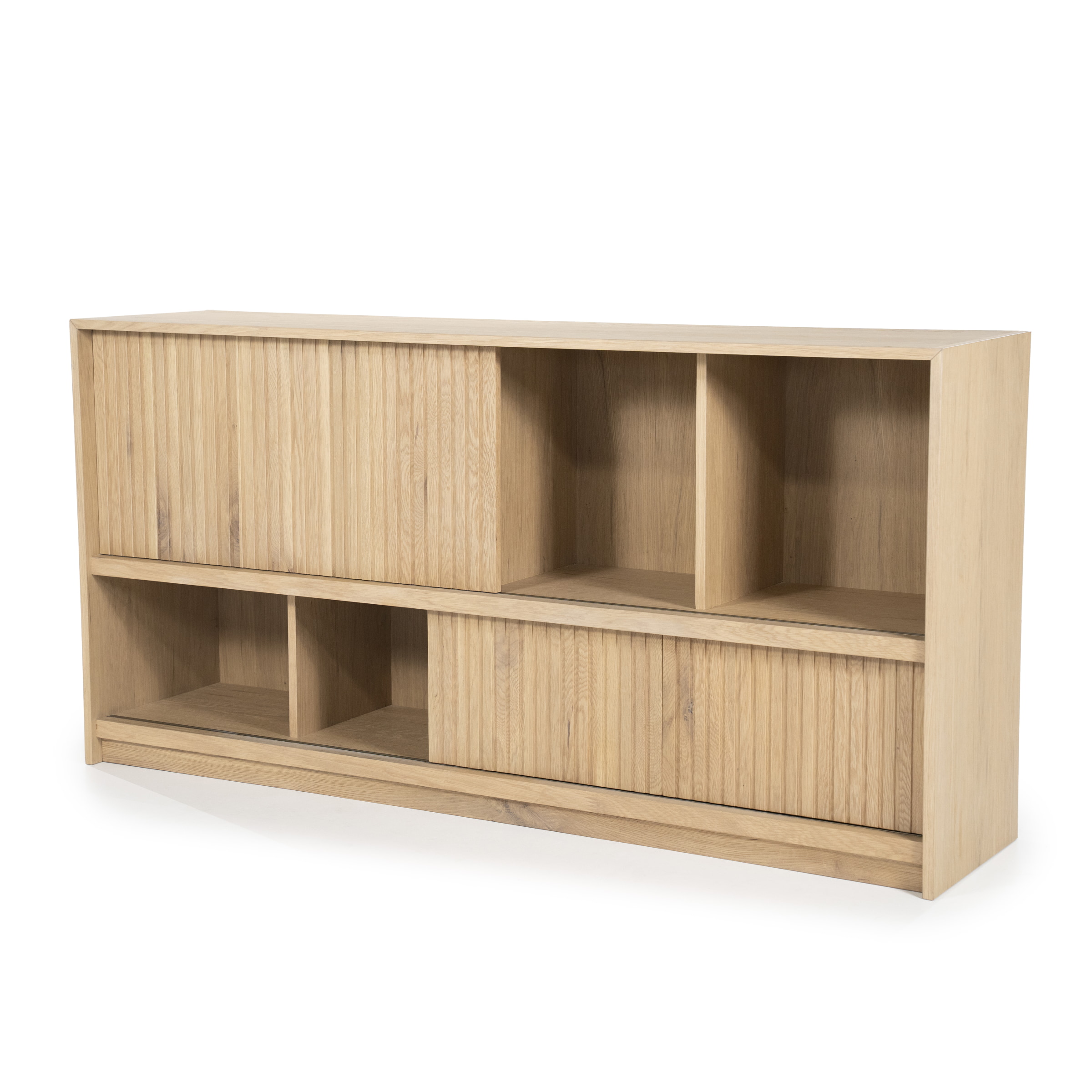 Eleonora Dressoir 'Milo' Eiken, 180cm, kleur Naturel
