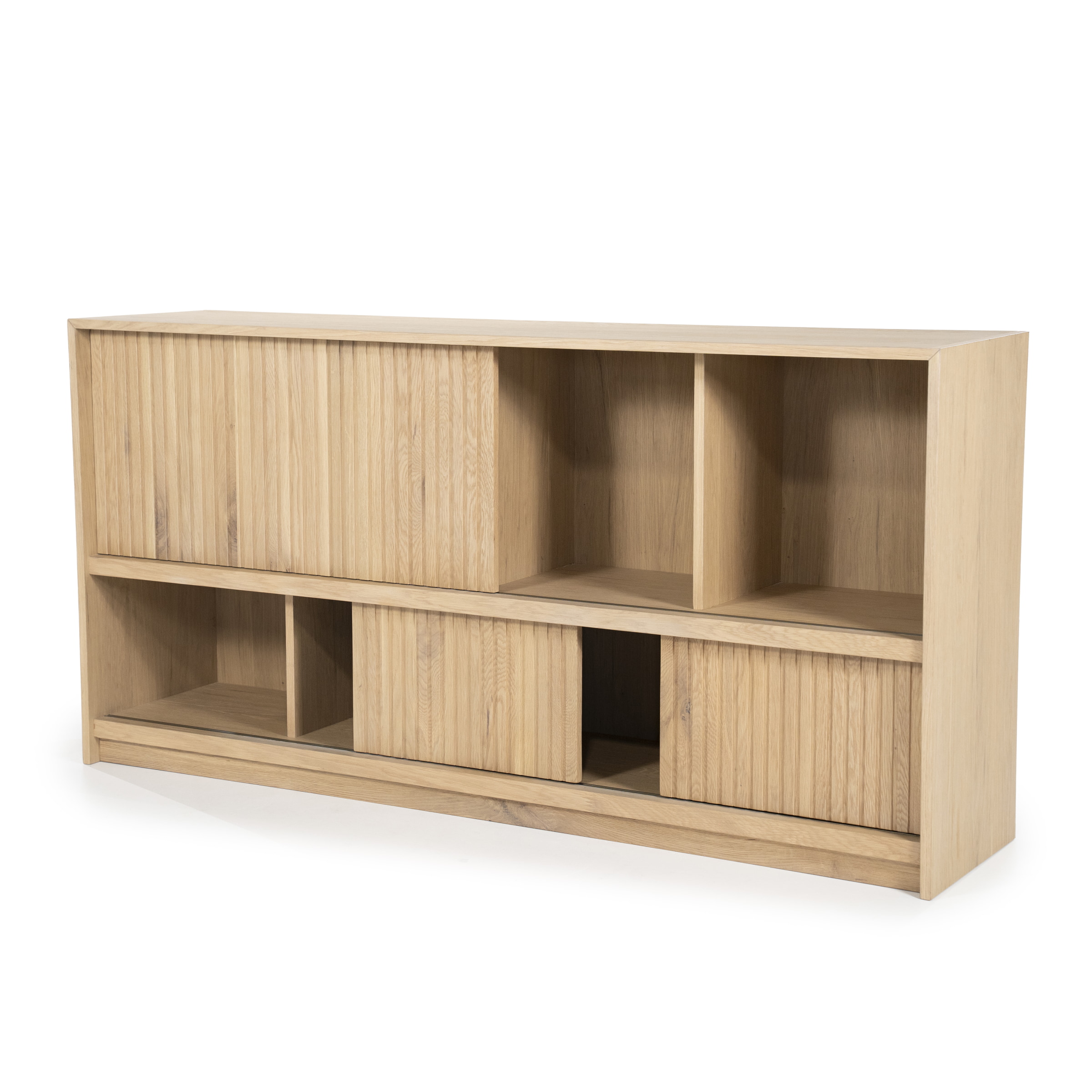 Eleonora Dressoir 'Milo' Eiken, 180cm, kleur Naturel