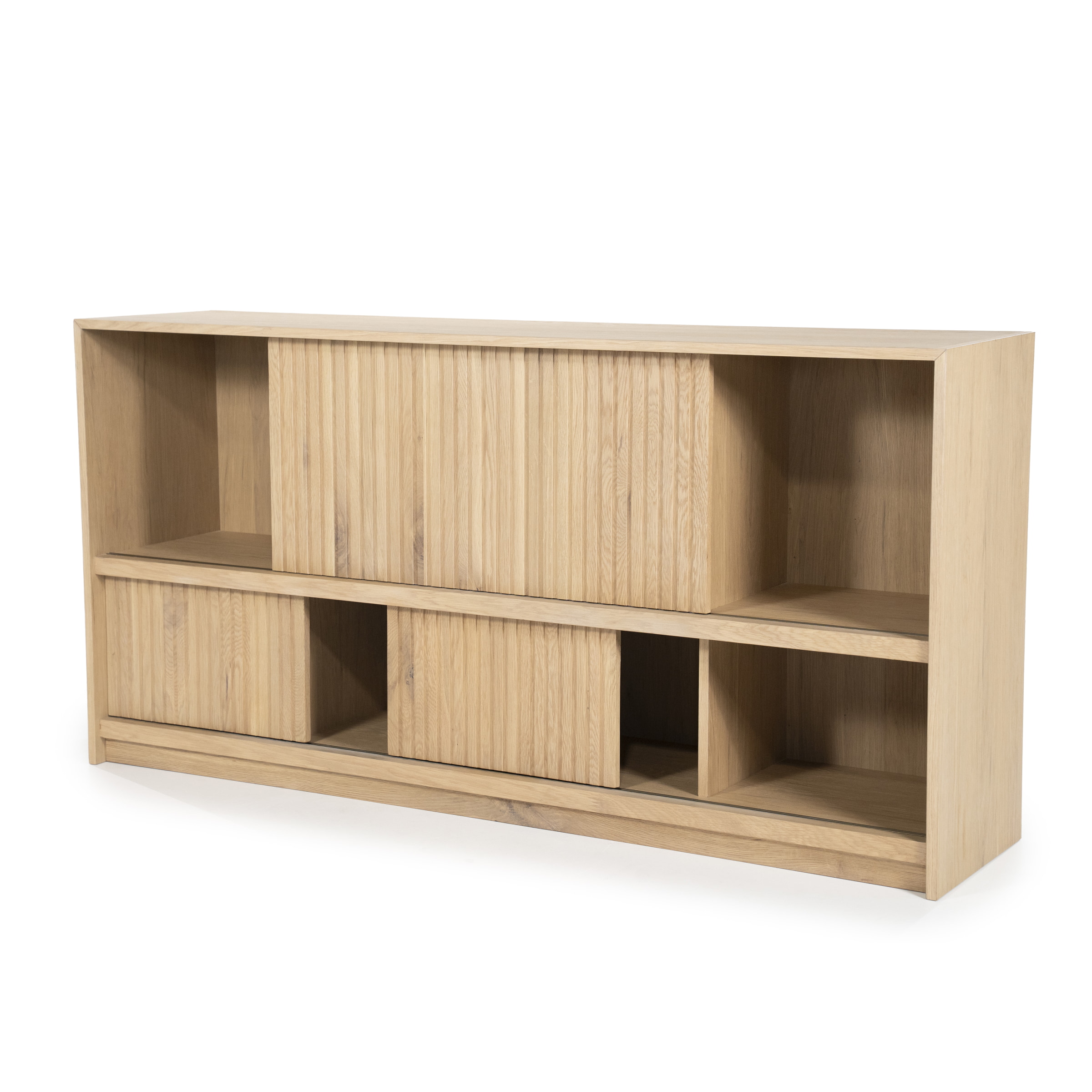Eleonora Dressoir 'Milo' Eiken, 180cm, kleur Naturel