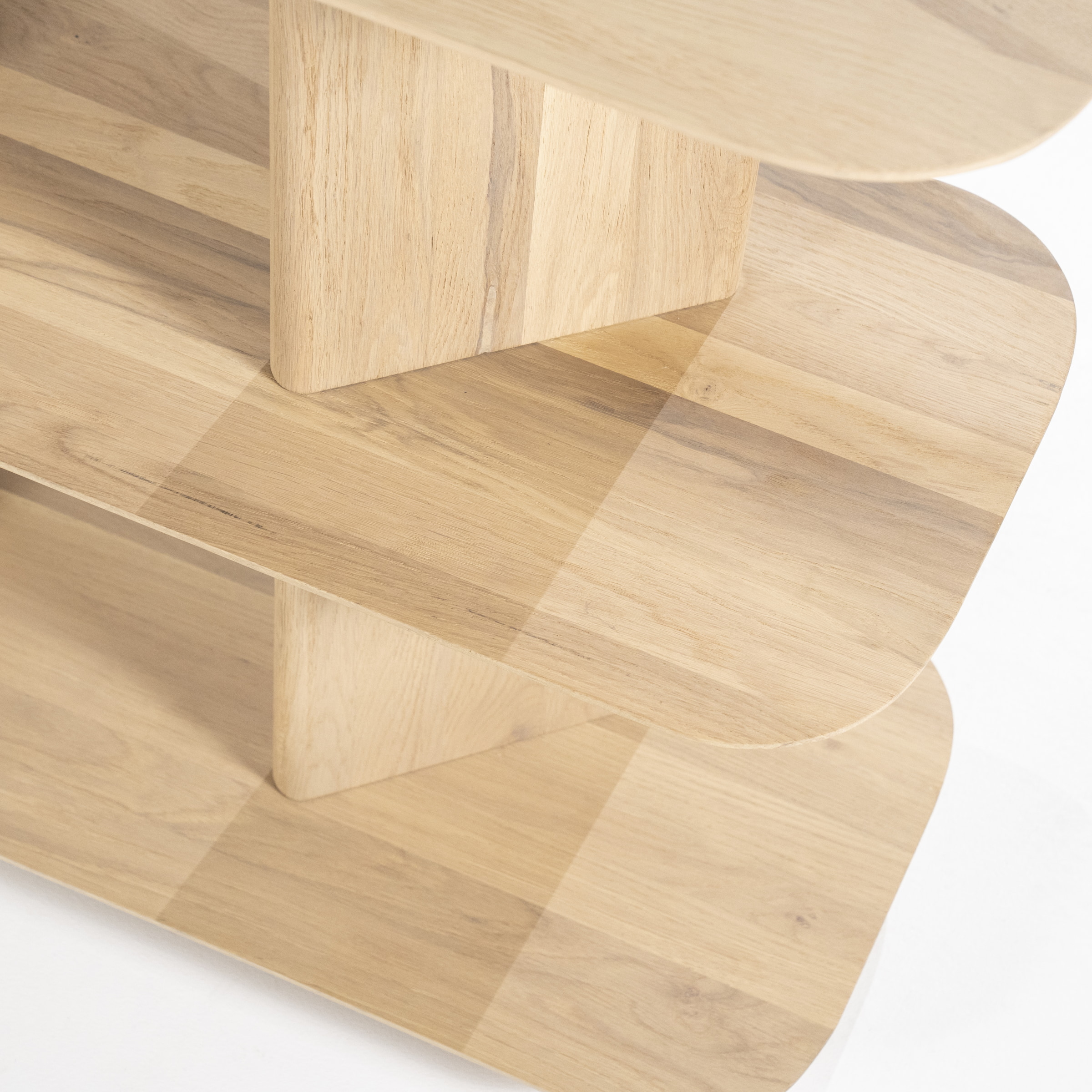 Eleonora Wandrek / Dressoir 'Ty' Eiken, 180cm, kleur Naturel