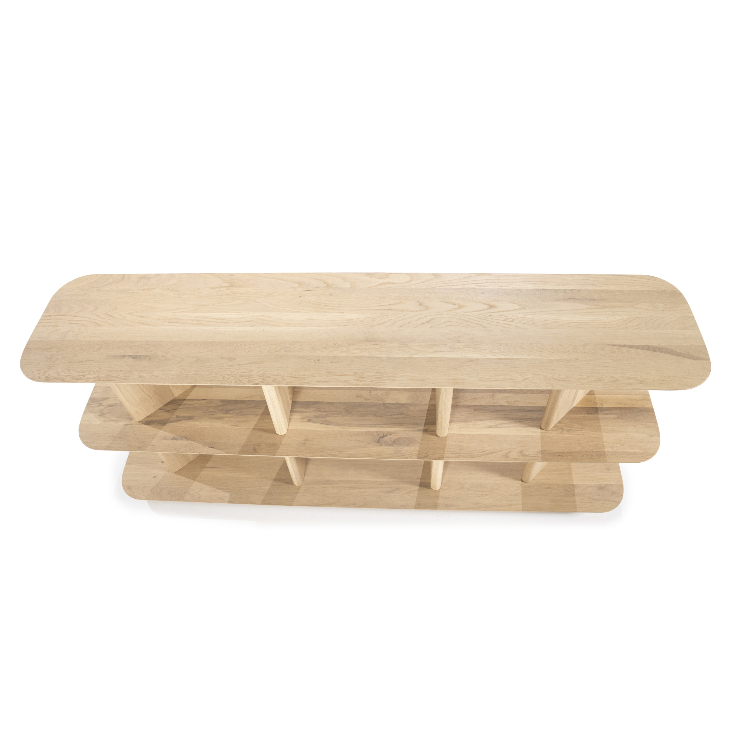 Eleonora Wandrek / Dressoir 'Ty' Eiken, 180cm, kleur Naturel