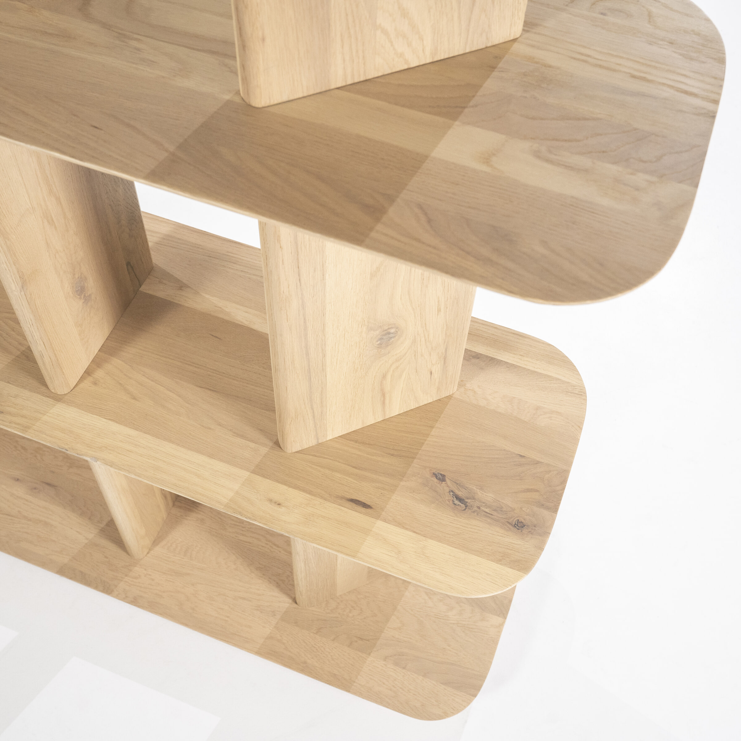 Eleonora Wandkast 'Ty' Eiken, 180 x 180cm, kleur Naturel