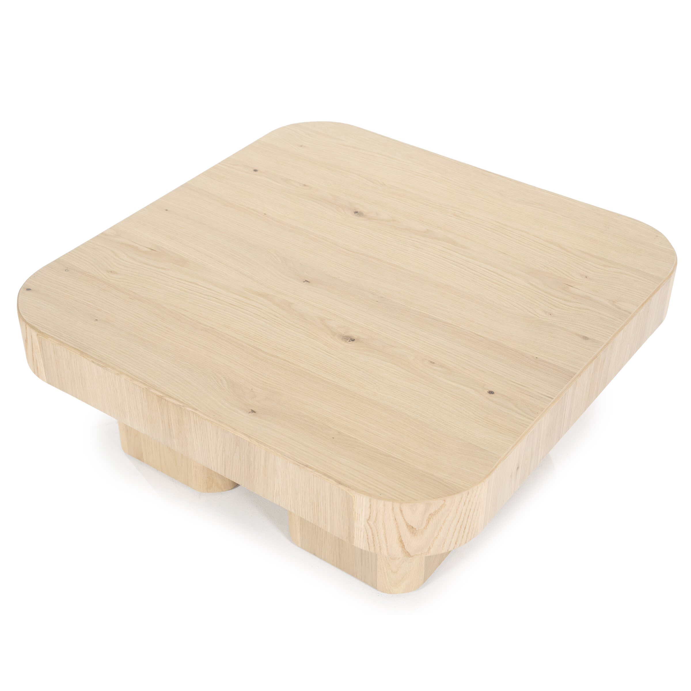 Eleonora Salontafel 'Harmonie' Eiken, 80 x 80cm, kleur Naturel