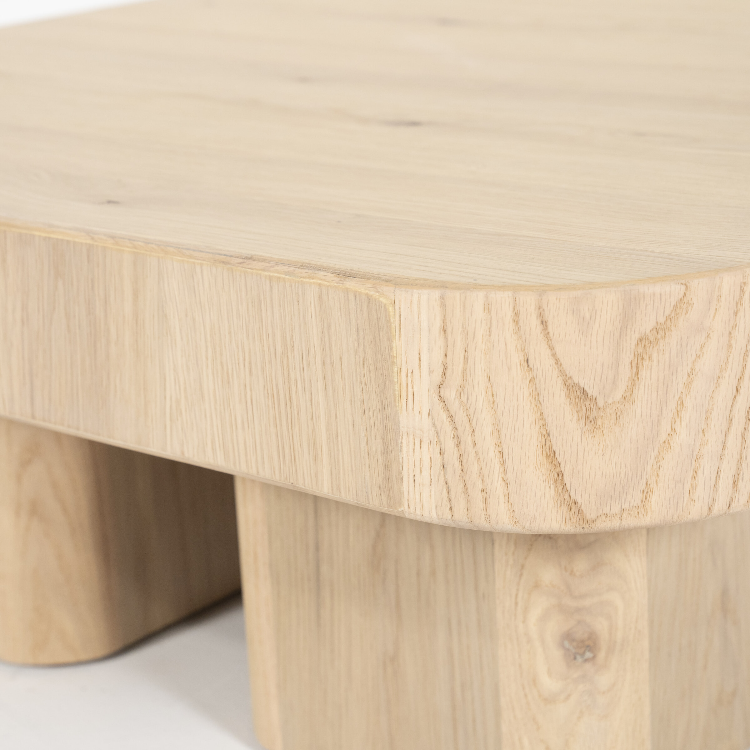 Eleonora Salontafel 'Harmonie' Eiken, 80 x 80cm, kleur Naturel