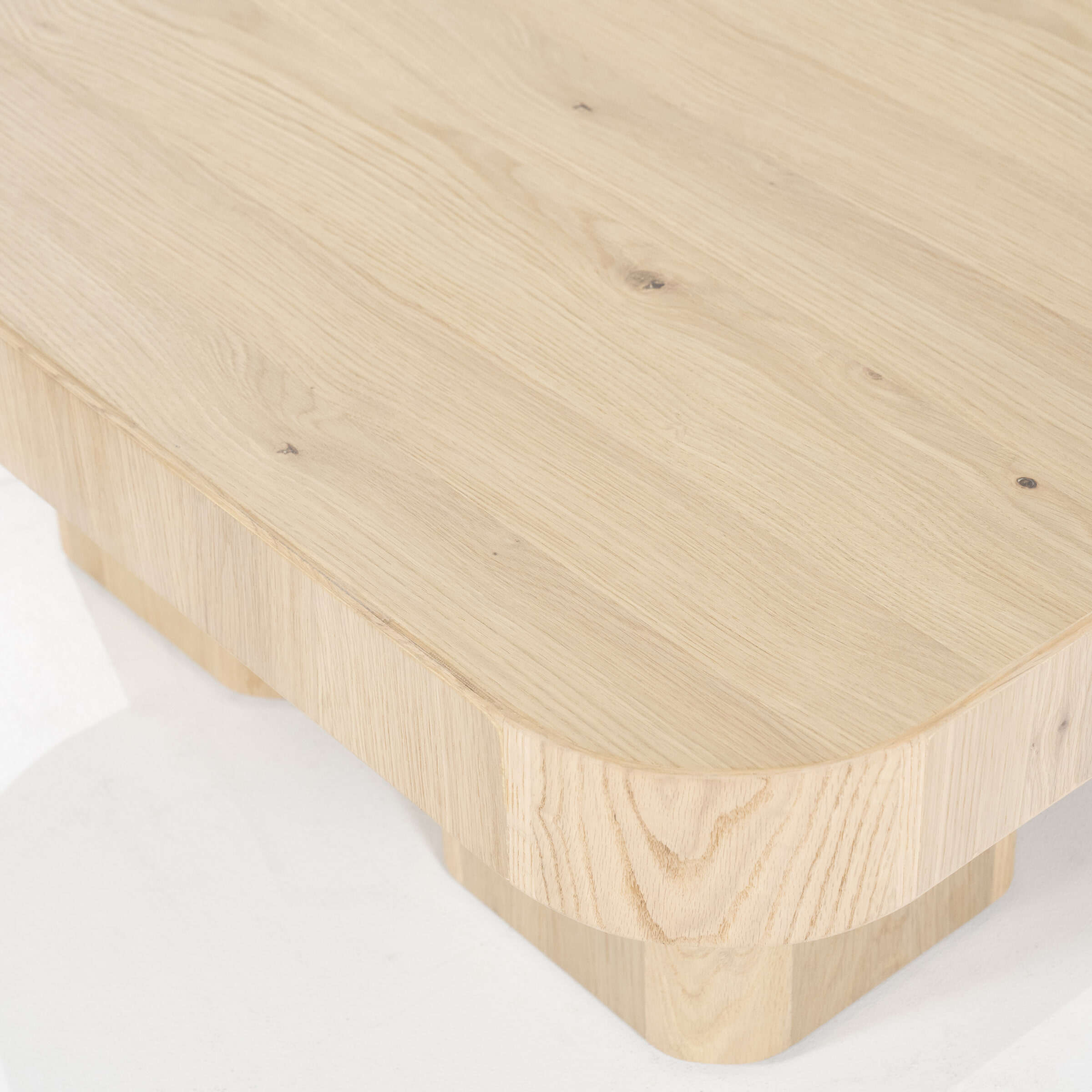 Eleonora Salontafel 'Harmonie' Eiken, 80 x 80cm, kleur Naturel