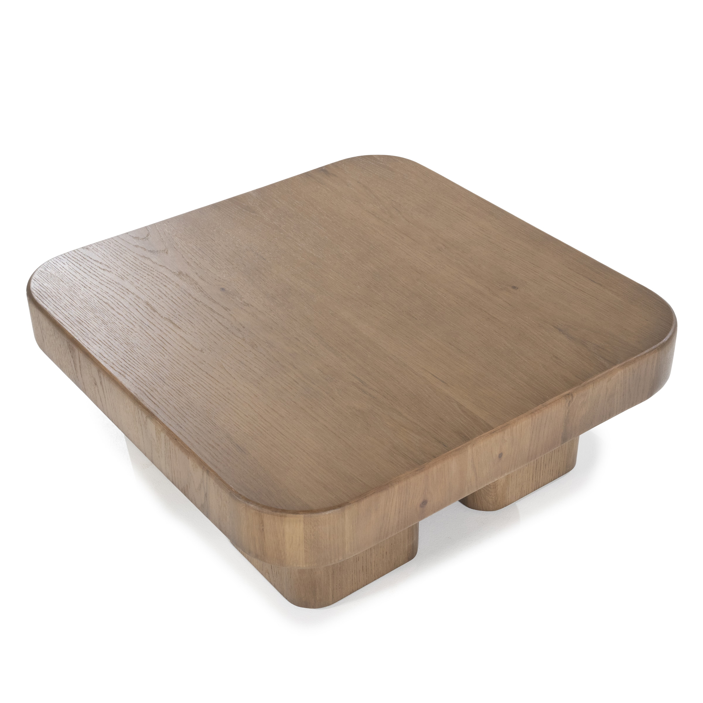 Eleonora Salontafel 'Harmonie' Eiken, 80 x 80cm, kleur Bruin