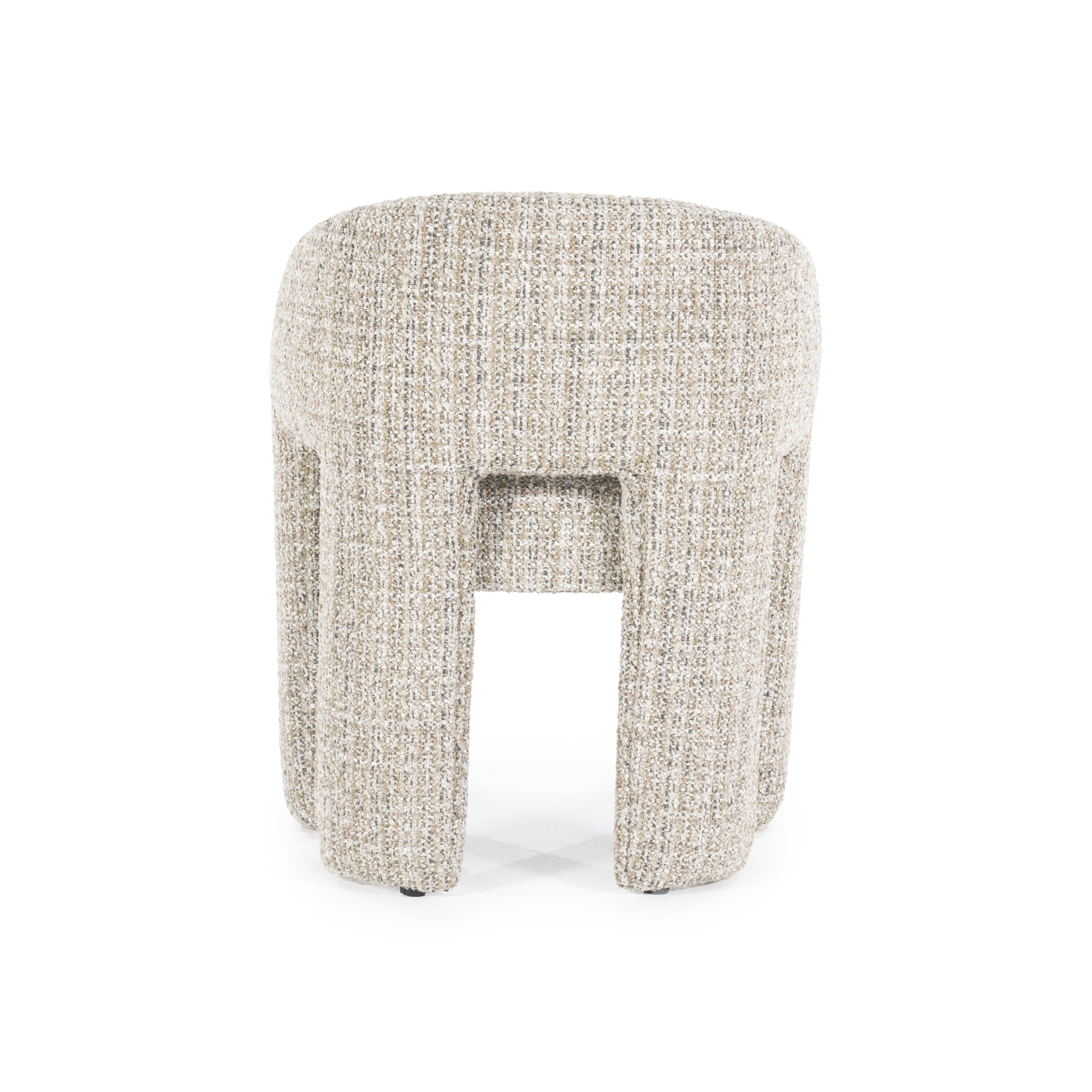 Eleonora Eetkamerstoel 'Hamilton' Grove Bouclé, kleur Taupe