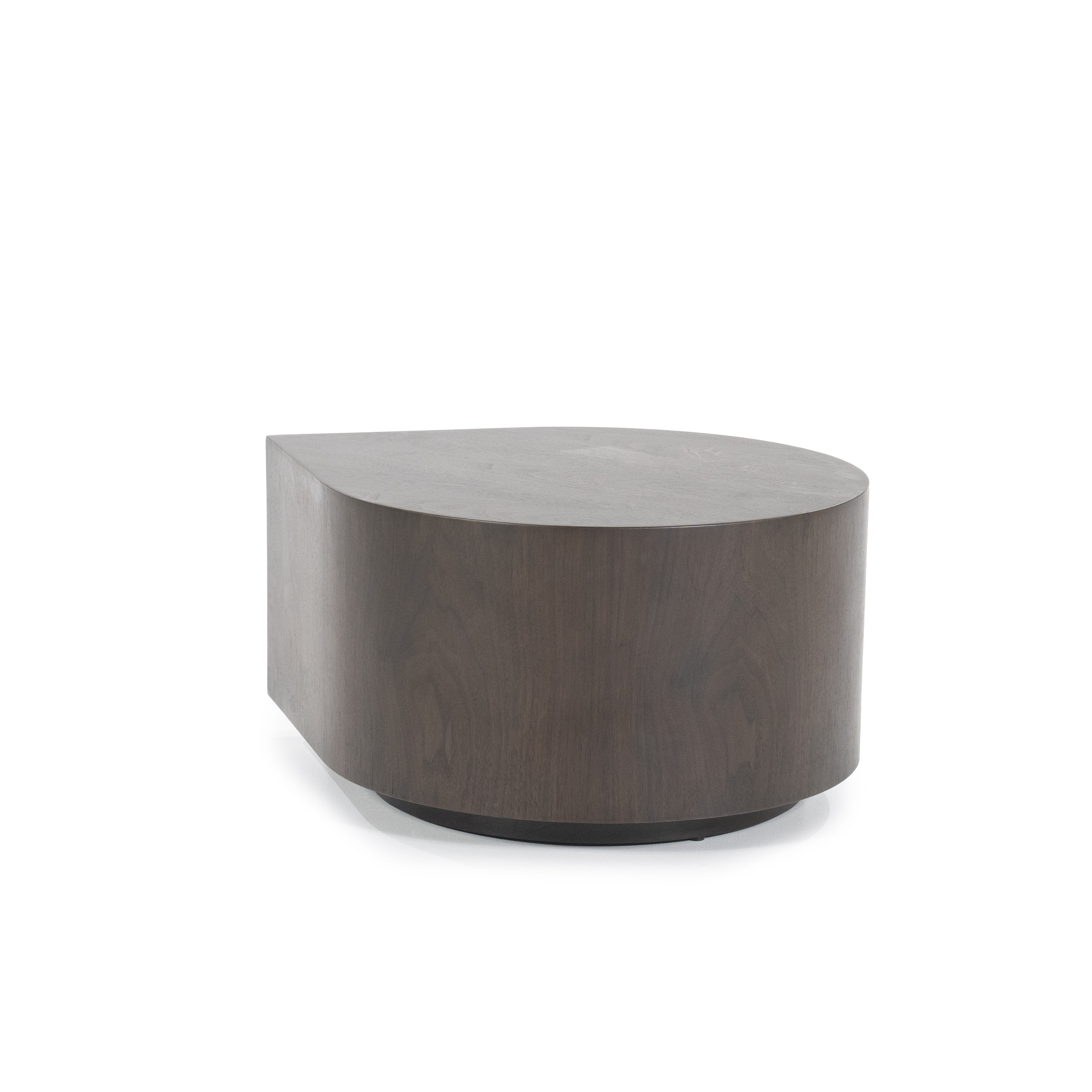 Eleonora Organische Bijzettafel 'Jules' Walnoot, 55 x 55cm, kleur Bruin