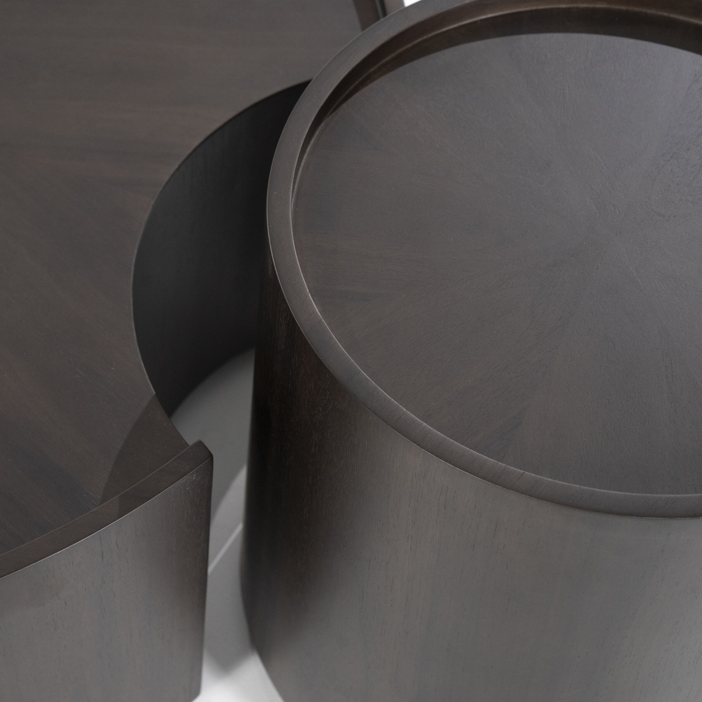 Eleonora Salontafel 'Max' Walnoot, Set van 2 stuks