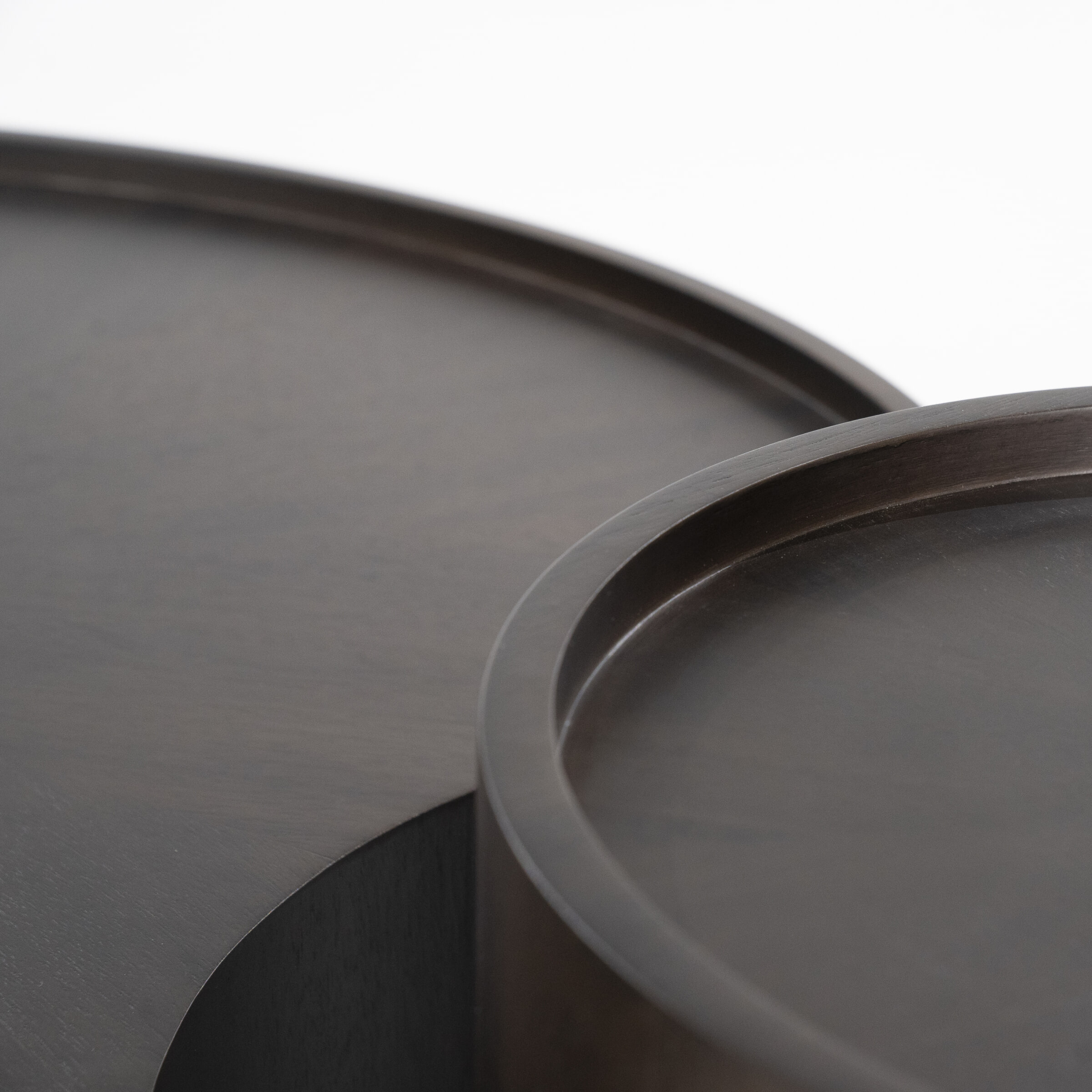 Eleonora Salontafel 'Max' Walnoot, Set van 2 stuks