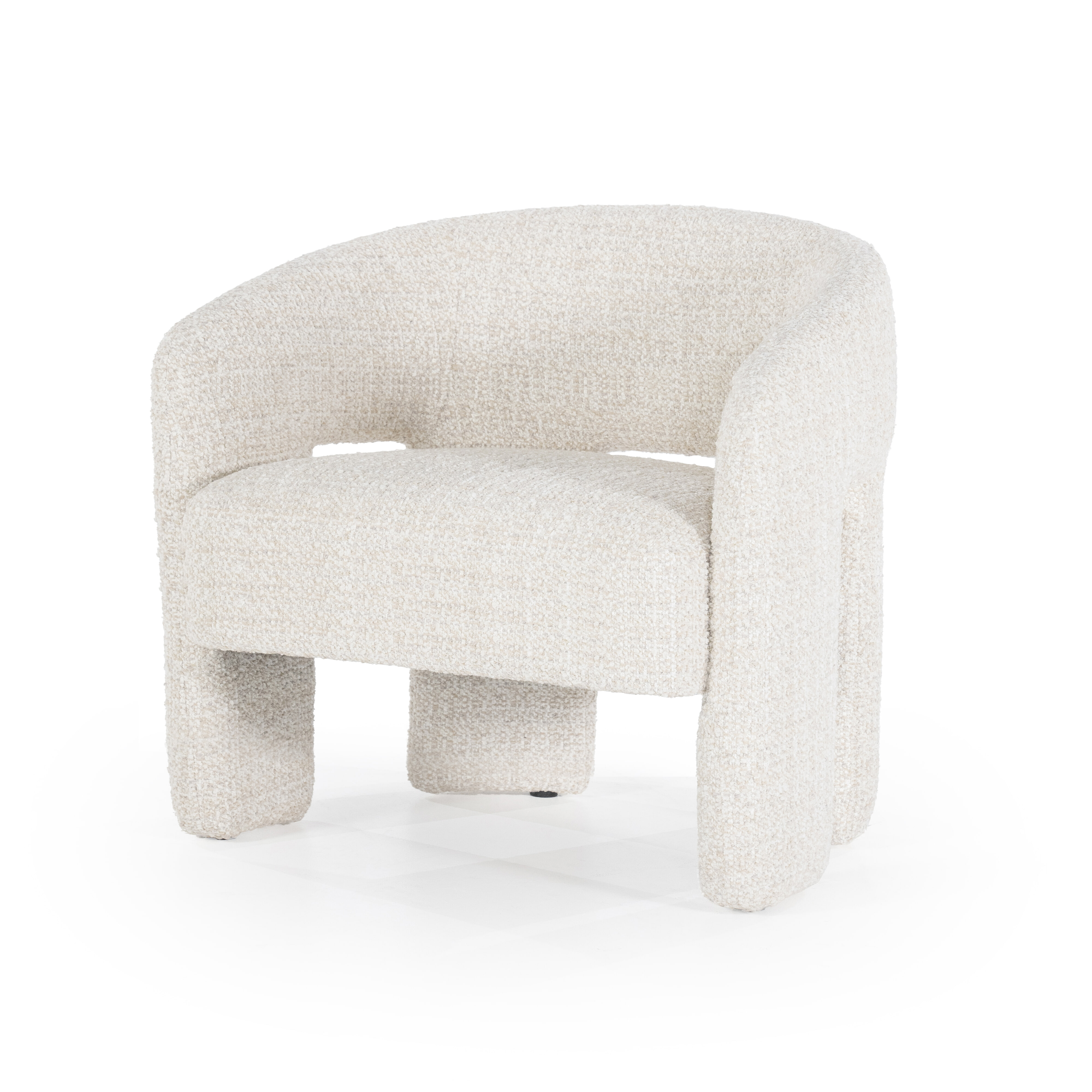 Eleonora Fauteuil Hamilton Grove Bouclé - Beige