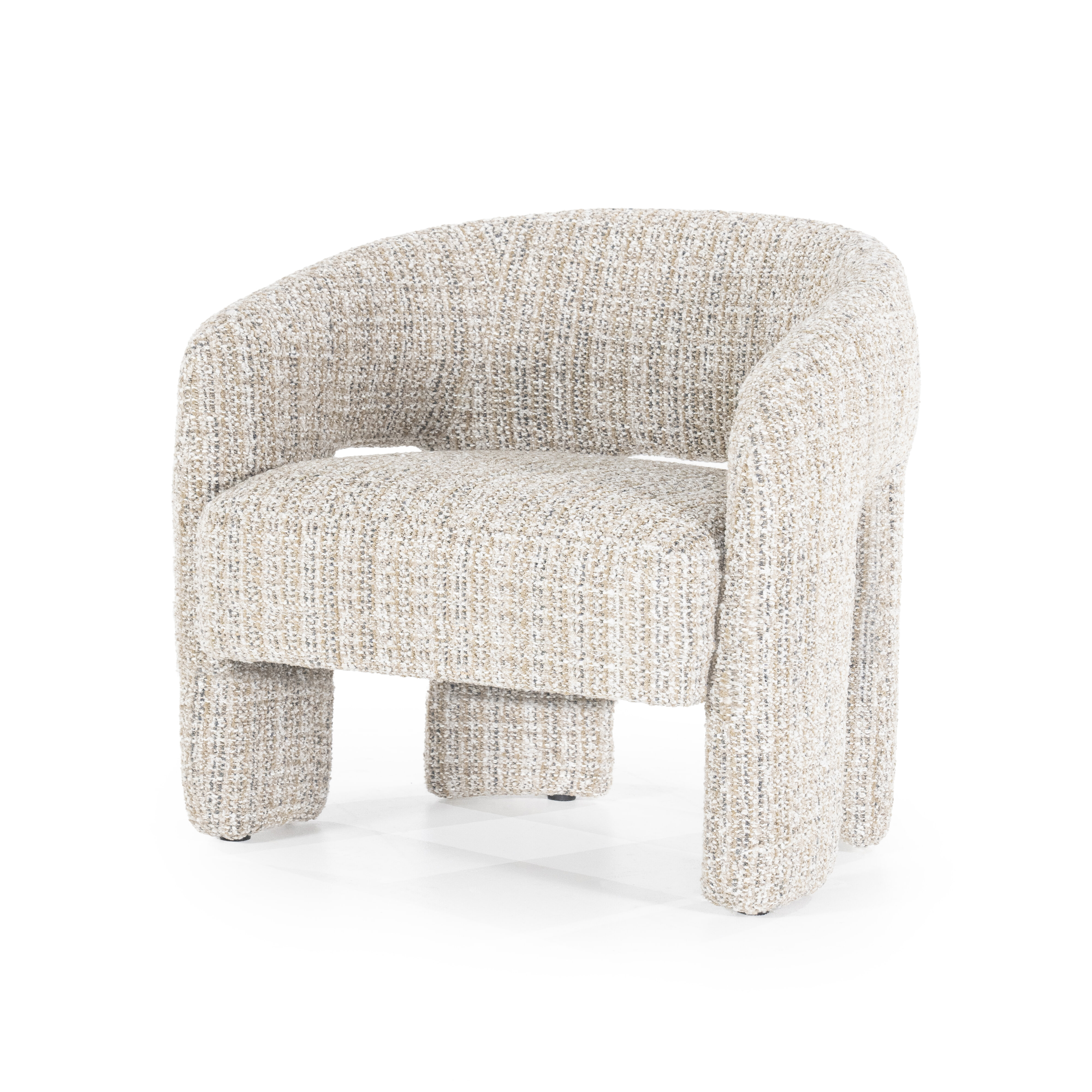 Eleonora Fauteuil Hamilton Grove Bouclé - Taupe