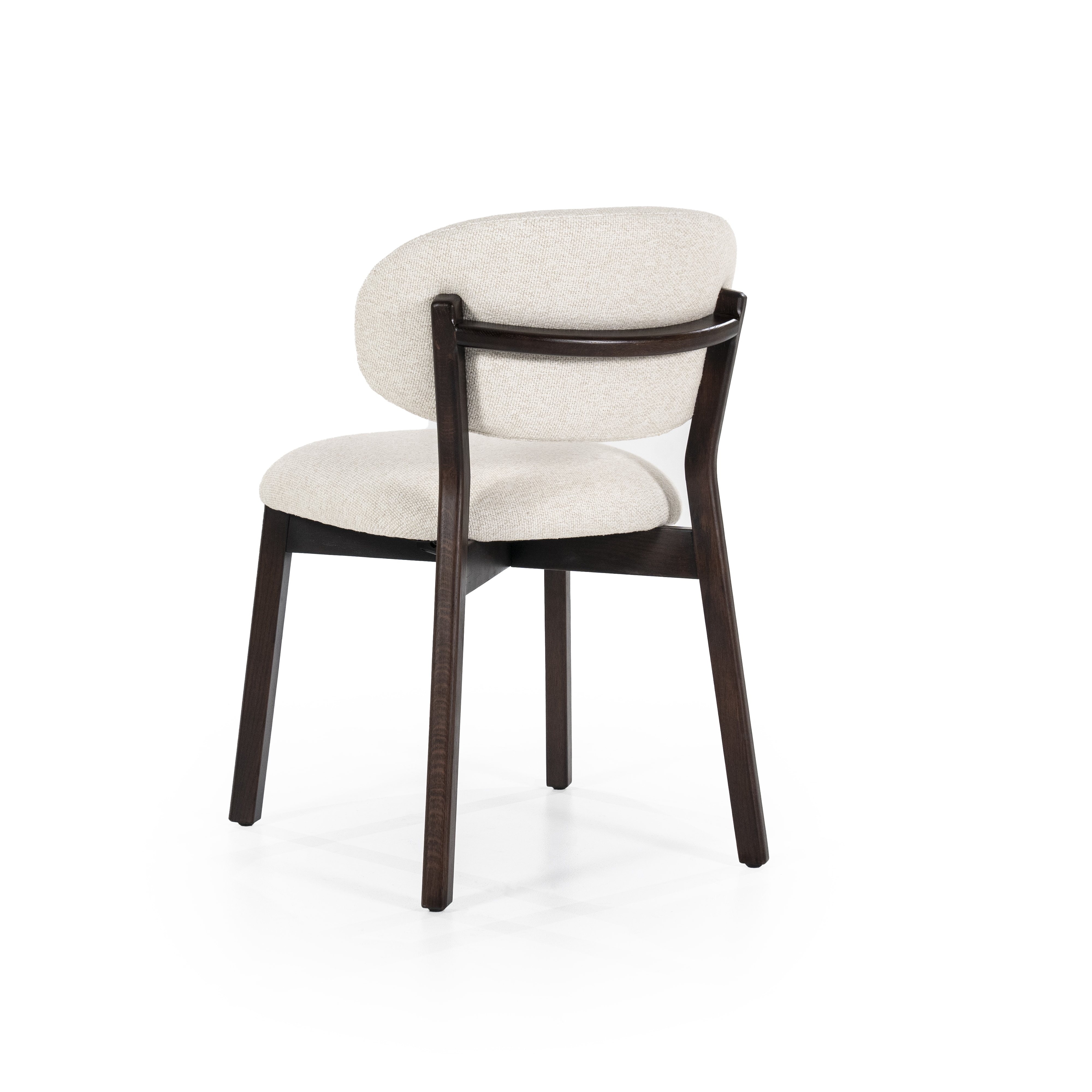 Eleonora Eetkamerstoel 'Mikky' kleur Beige/Bruin