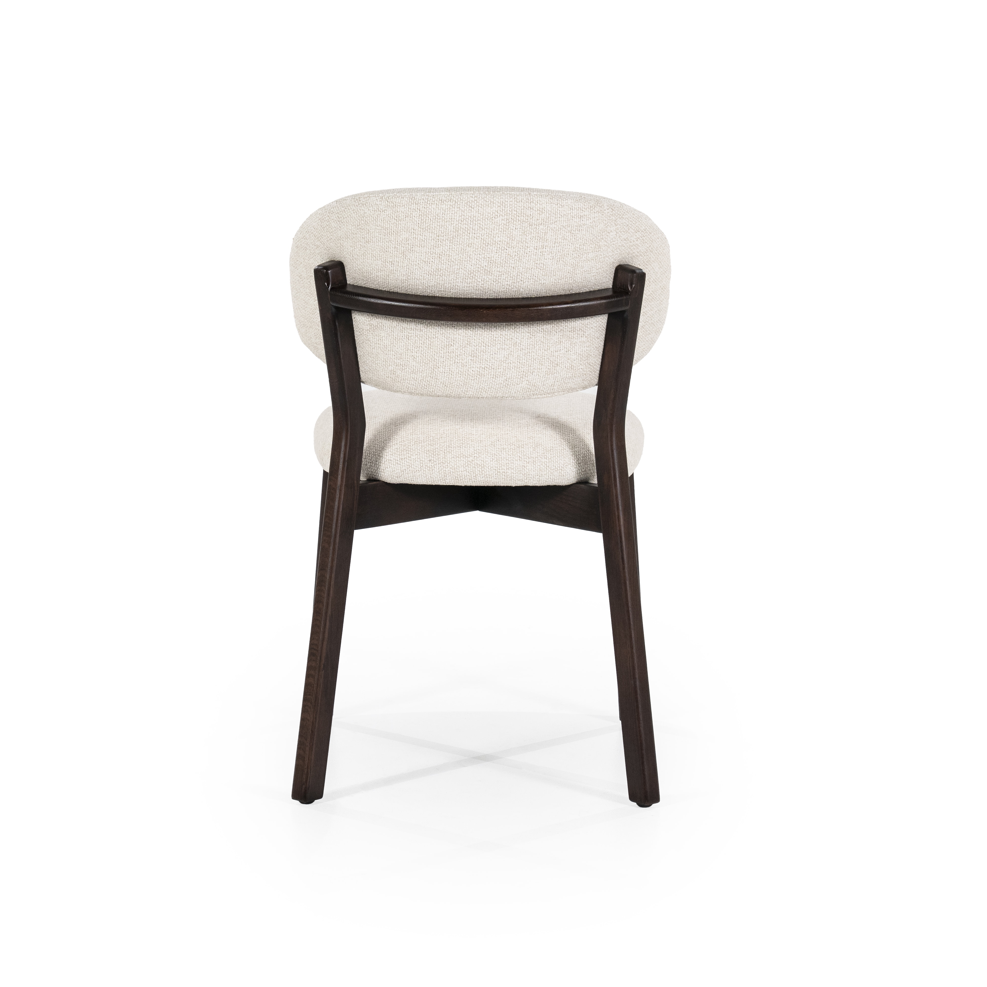 Eleonora Eetkamerstoel 'Mikky' kleur Beige/Bruin