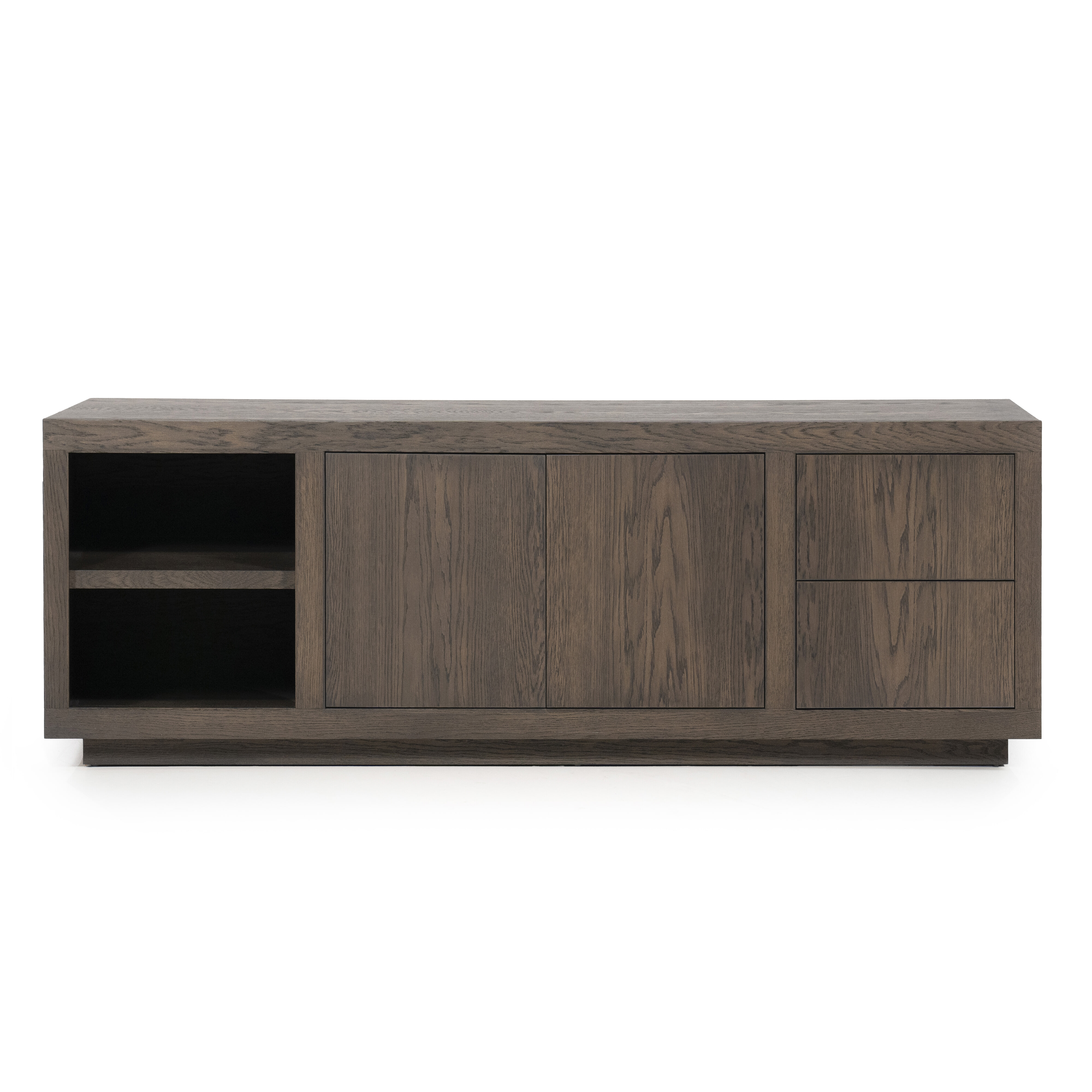 Eleonora Dressoir Helsinki Eiken, 200cm - Bruin