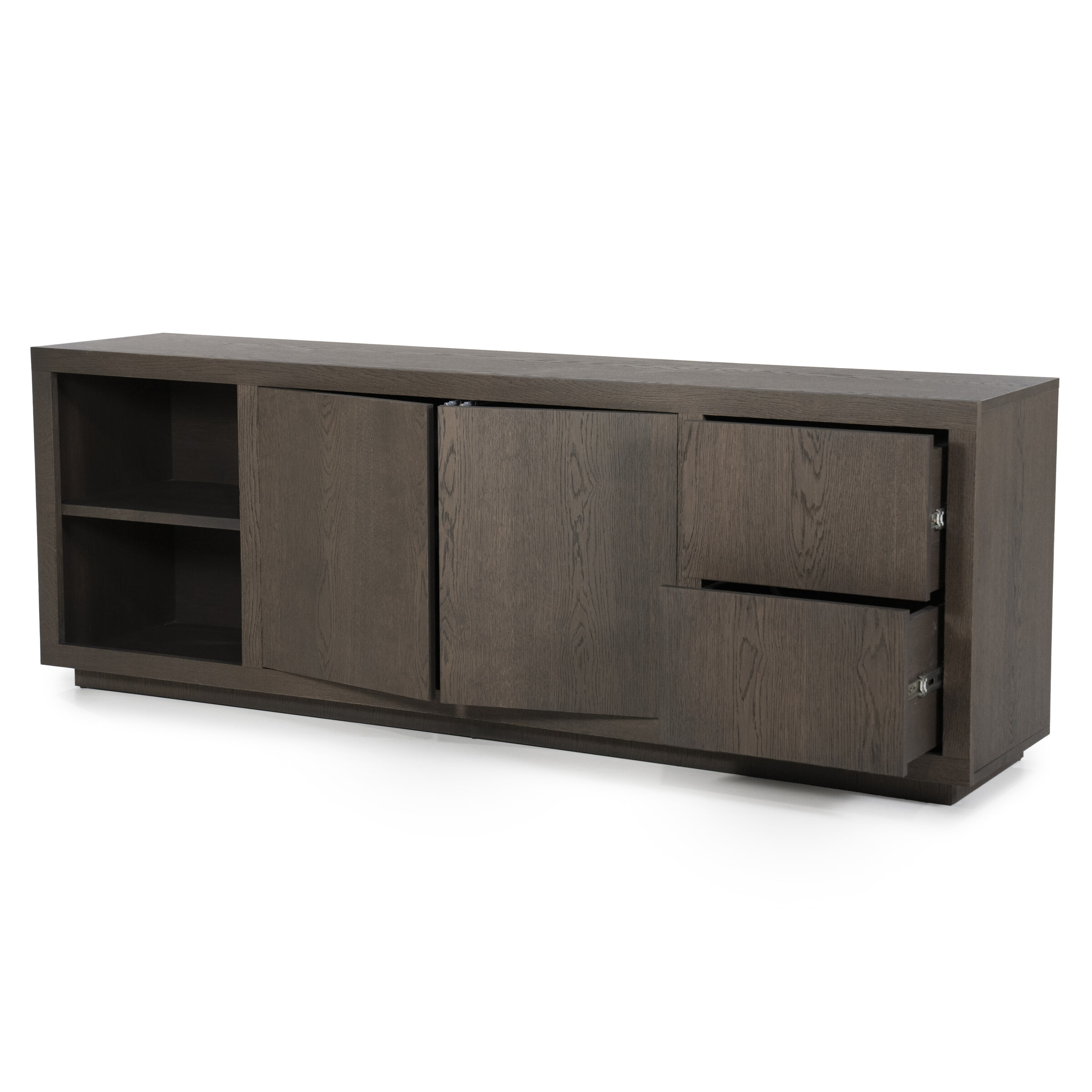 Eleonora Dressoir 'Helsinki' Eiken, 200cm, kleur Bruin