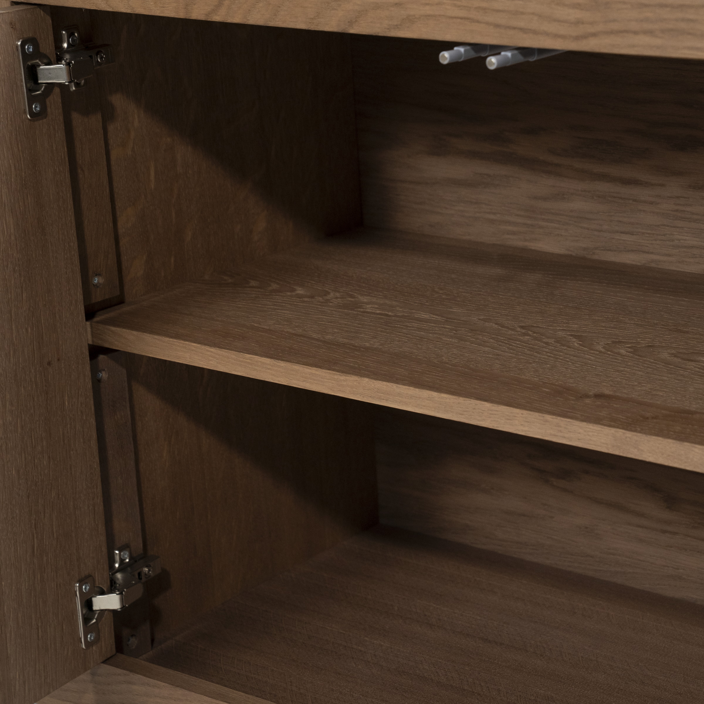 Eleonora Dressoir 'Helsinki' Eiken, 200cm, kleur Lichtbruin