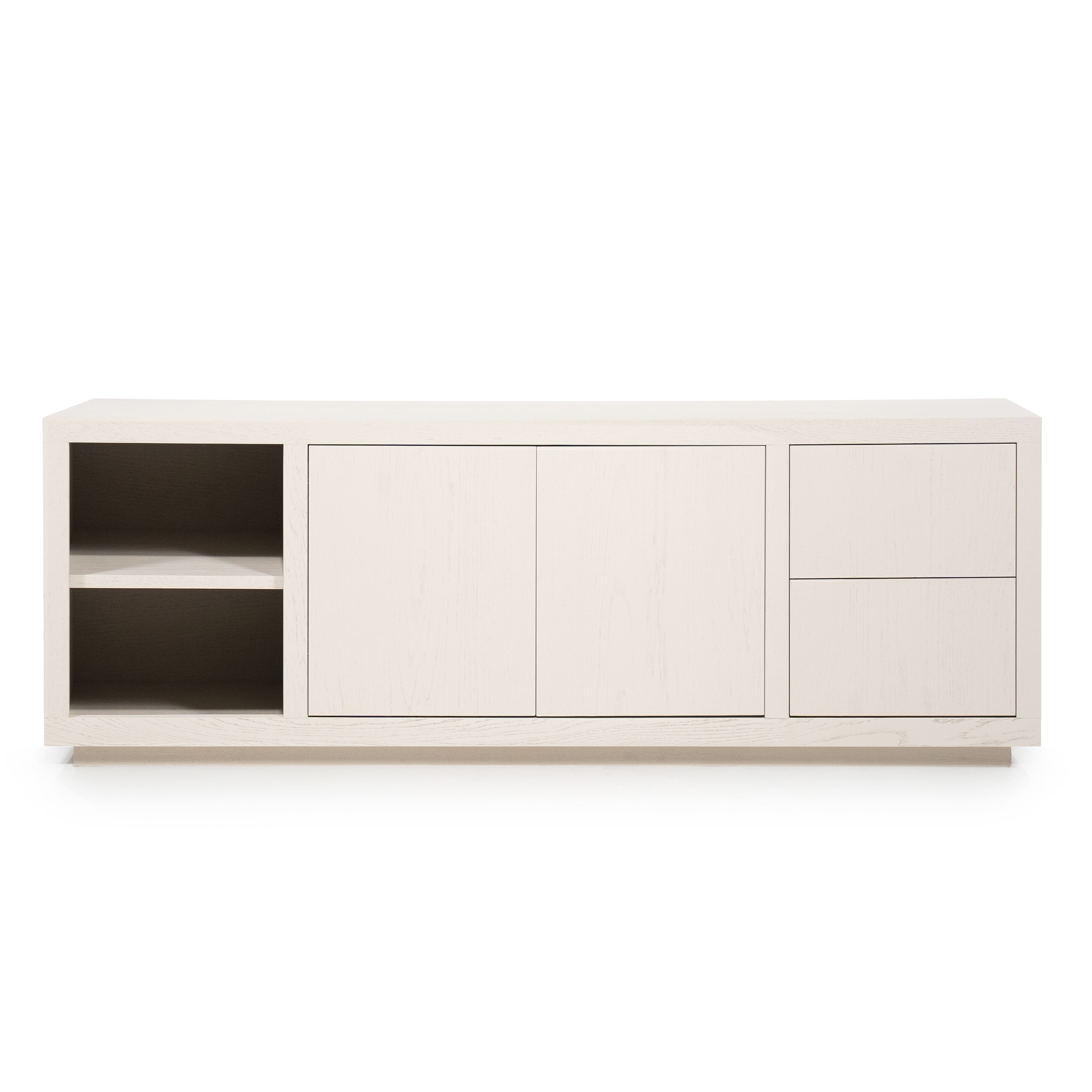 Eleonora Dressoir Helsinki Eiken, 200cm - Taupe