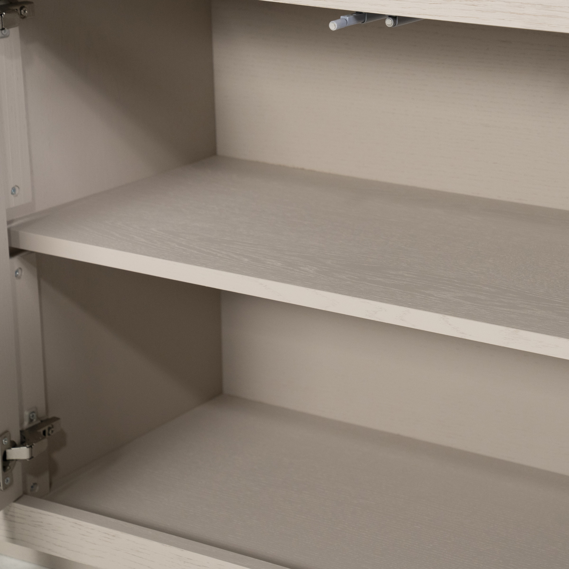 Eleonora Dressoir 'Helsinki' Eiken, 200cm, kleur Taupe
