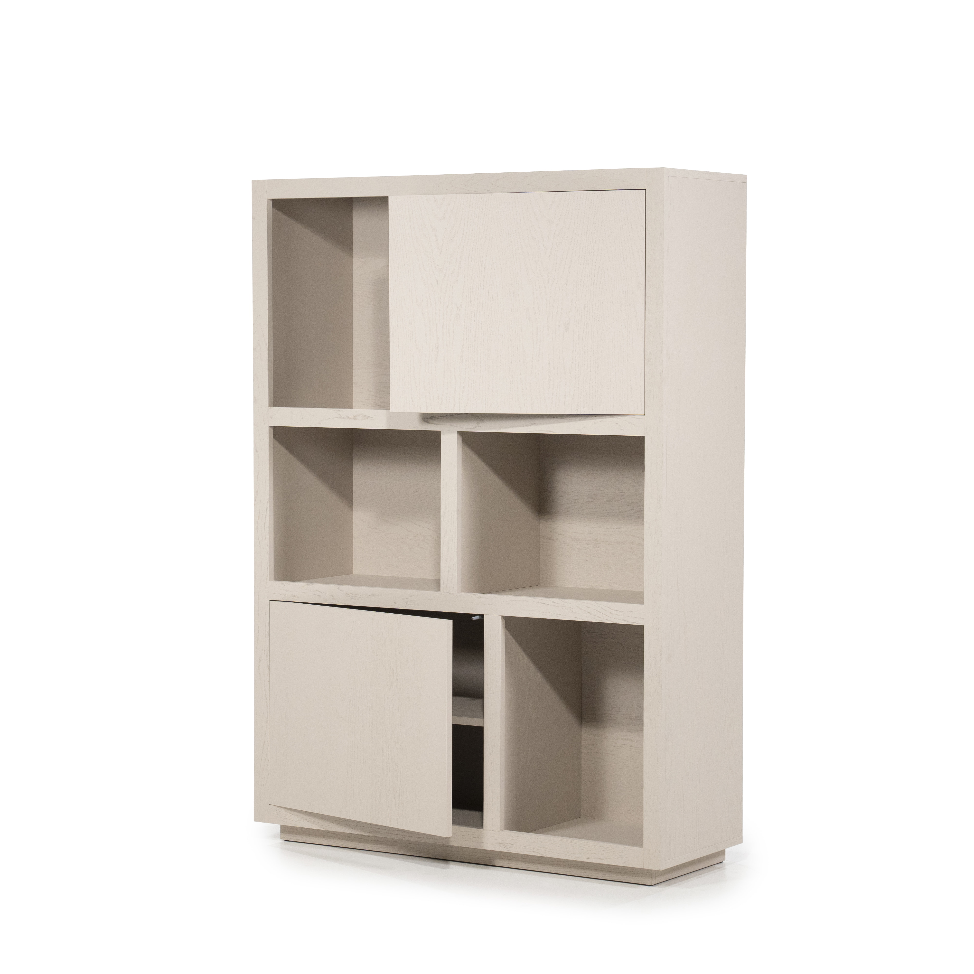 Eleonora Opbergkast 'Helsinki' Eiken, 170 x 120cm, kleur Taupe