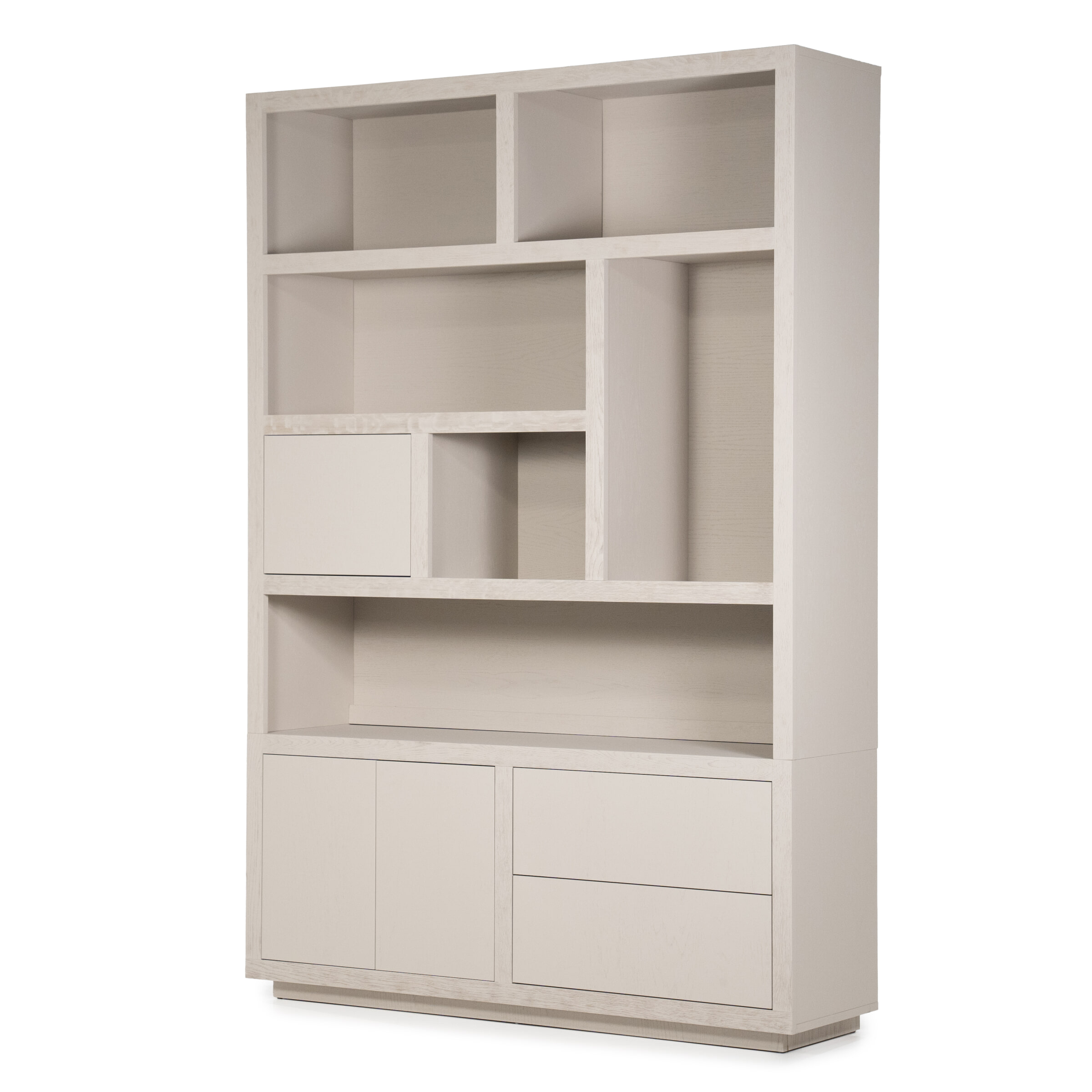 Eleonora Opbergkast 'Helsinki' Eiken, 220 x 150cm, kleur Taupe
