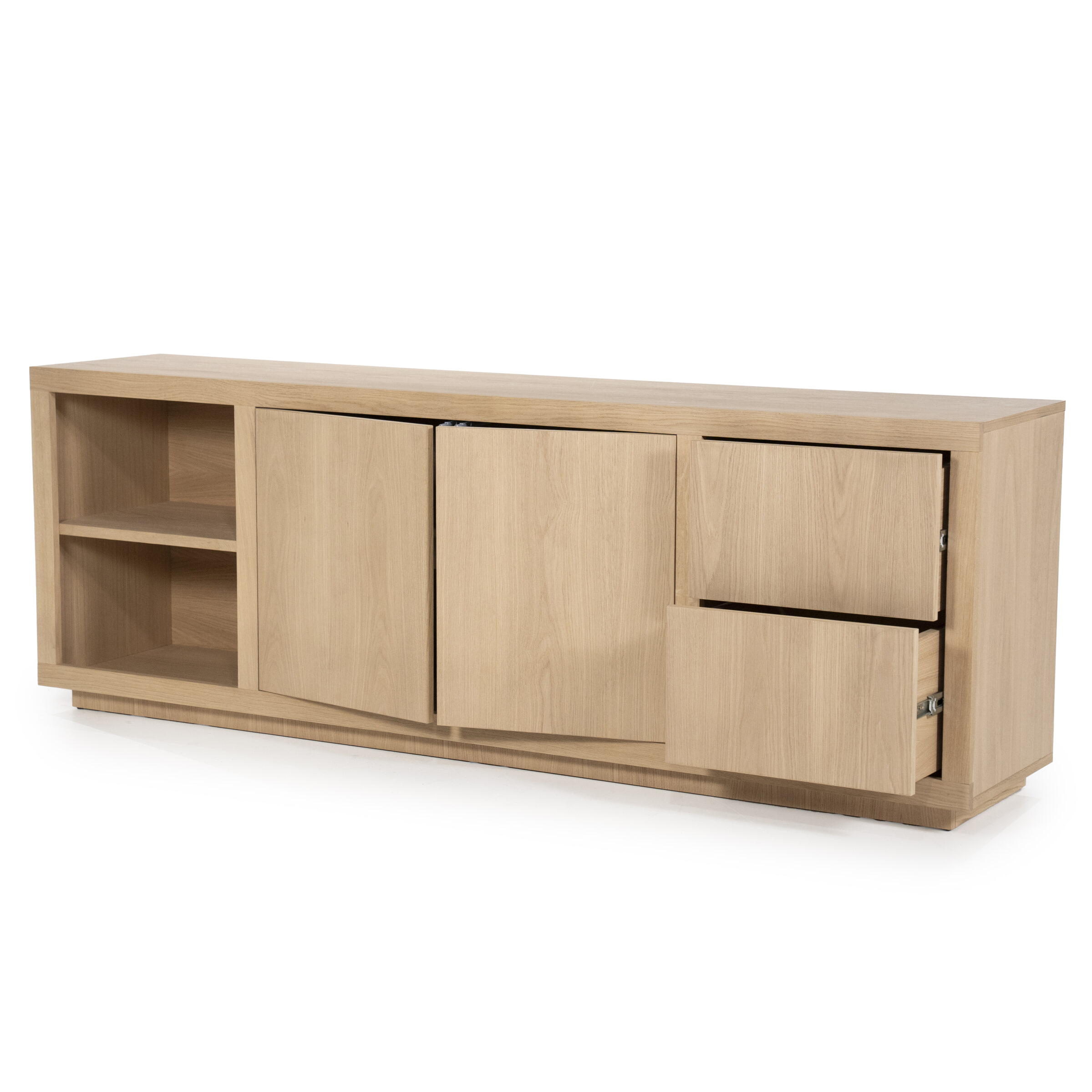 Eleonora Dressoir 'Helsinki' Eiken, 200cm, kleur Naturel