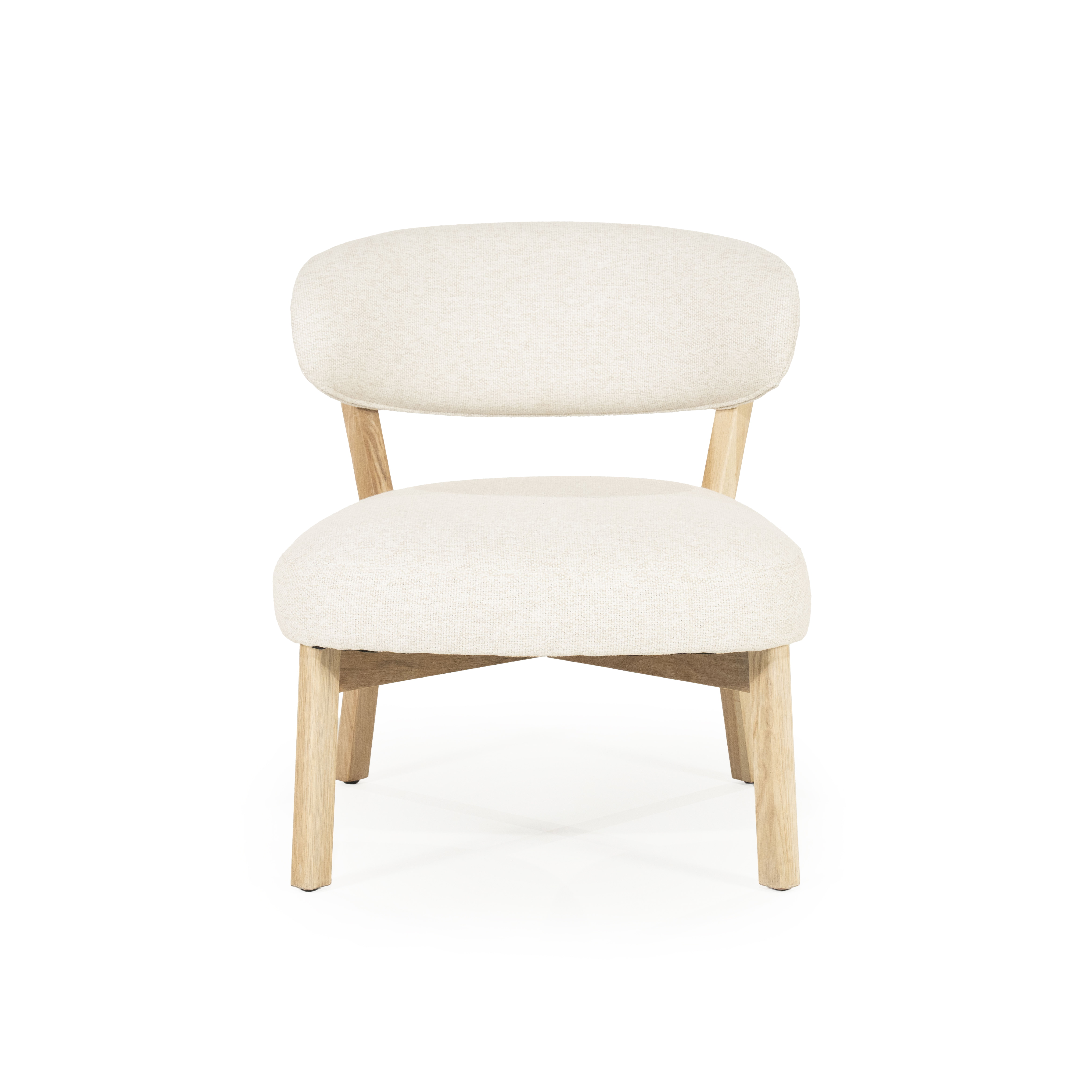 Eleonora Fauteuil 'Mikky' kleur Beige/Naturel