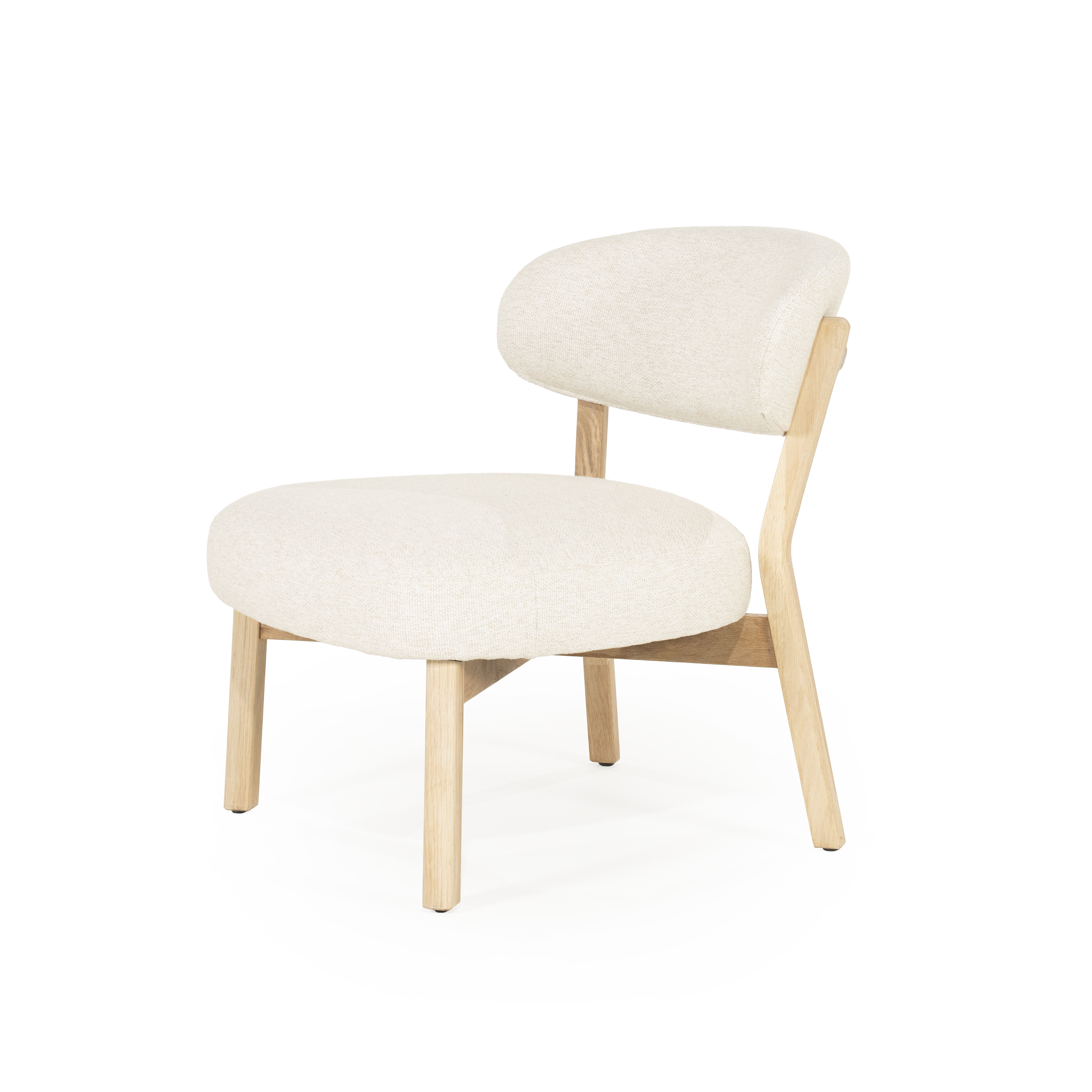 Eleonora Fauteuil 'Mikky' kleur Beige/Naturel