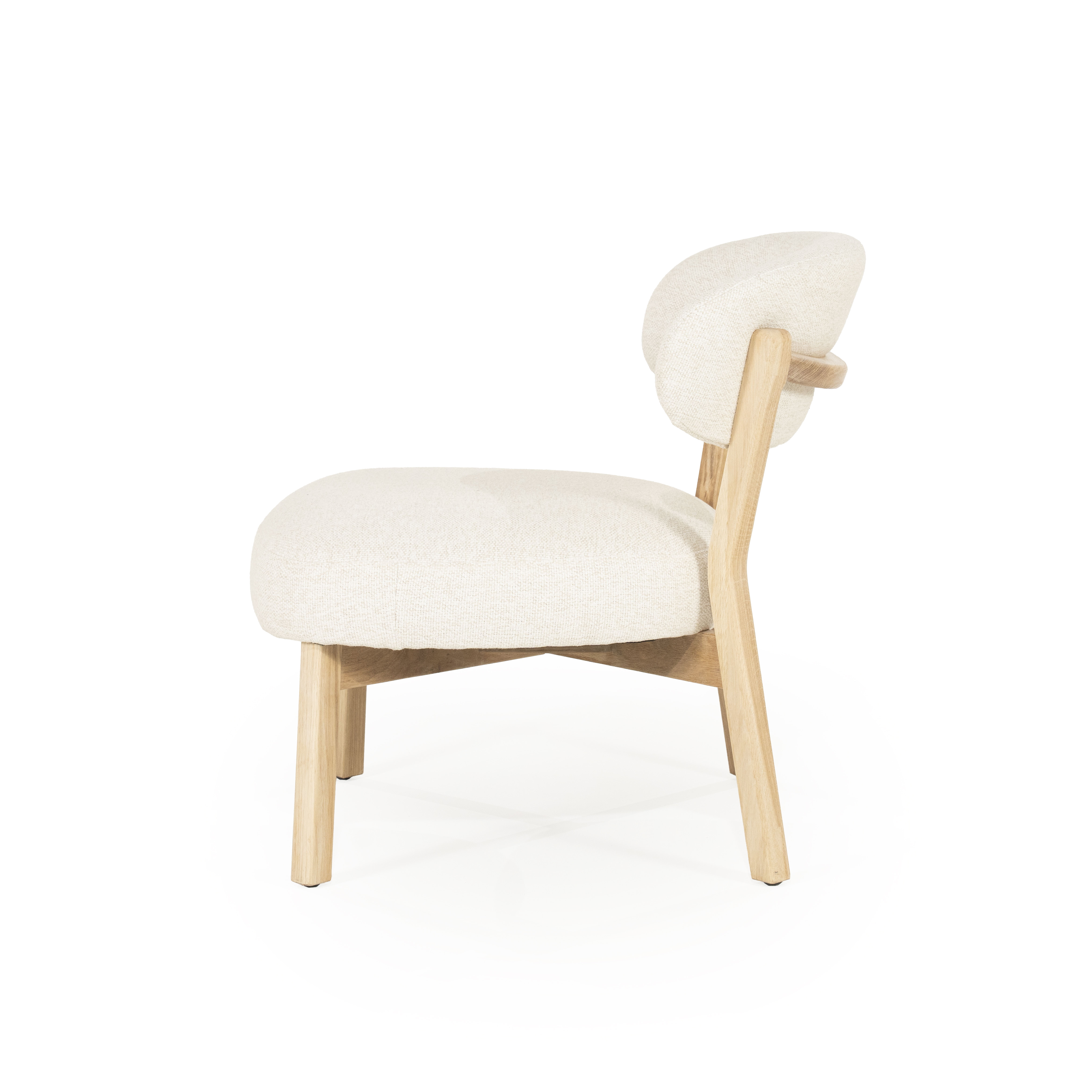Eleonora Fauteuil 'Mikky' kleur Beige/Naturel