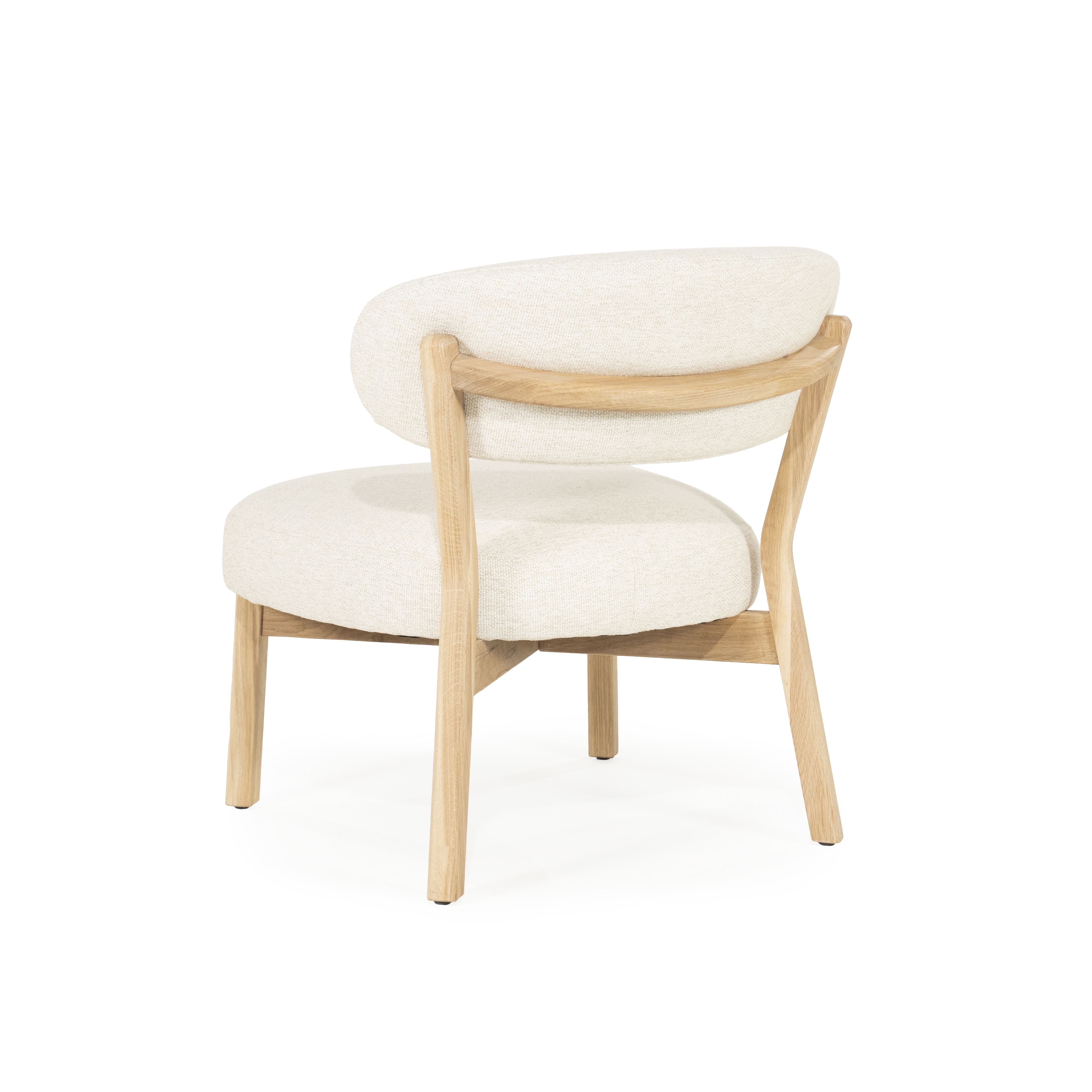 Eleonora Fauteuil 'Mikky' kleur Beige/Naturel