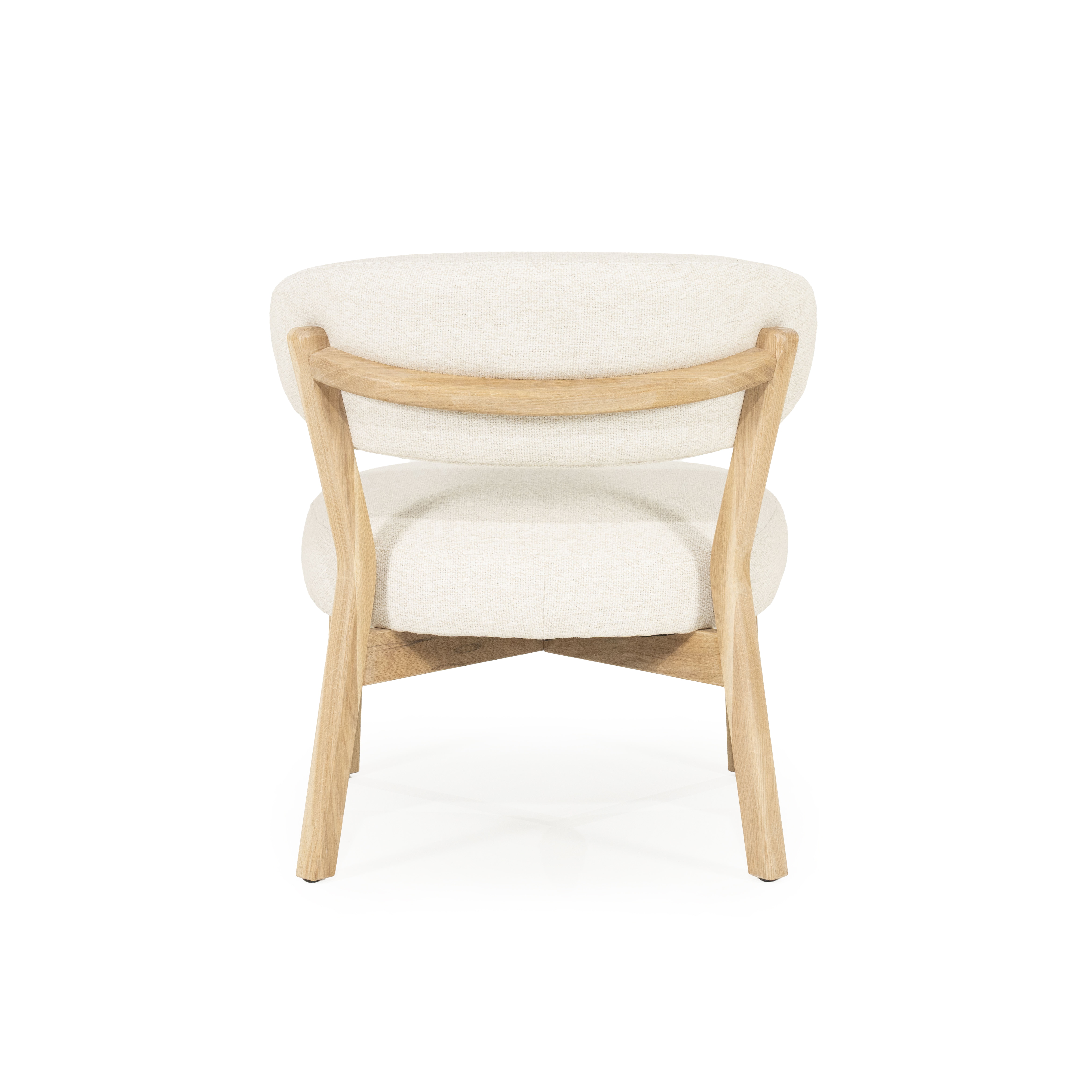 Eleonora Fauteuil 'Mikky' kleur Beige/Naturel