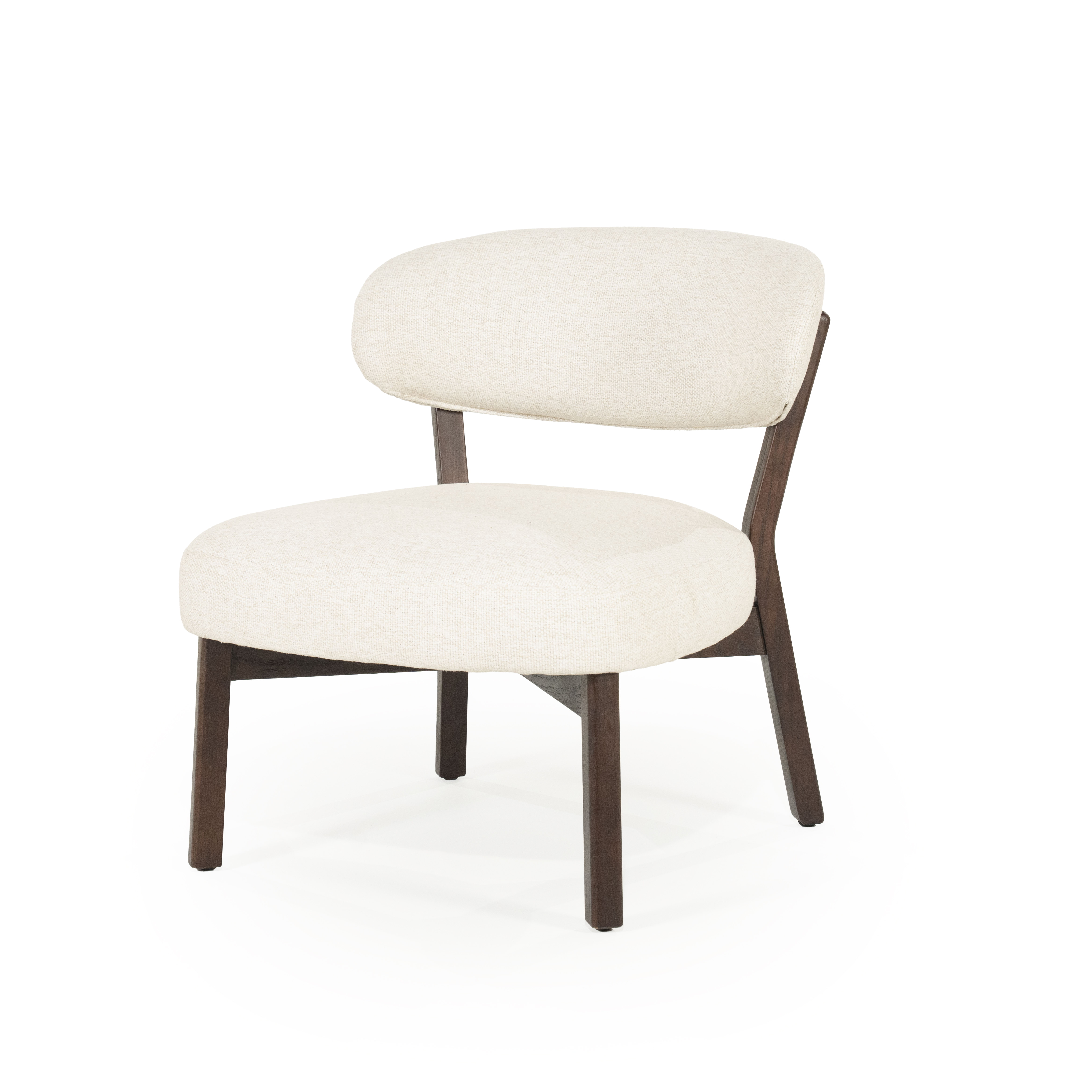 Eleonora Fauteuil 'Mikky' kleur Beige/Bruin