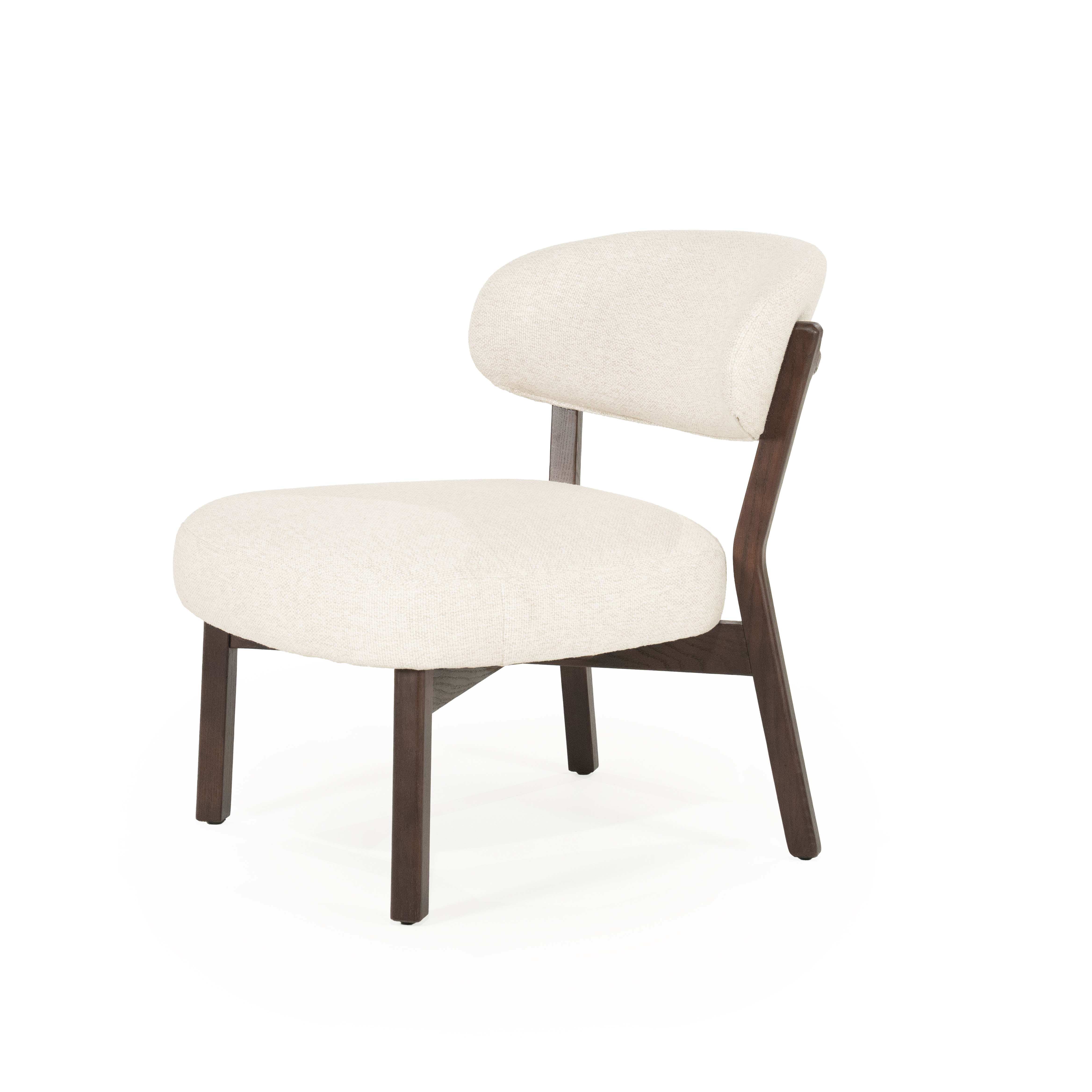 Eleonora Fauteuil 'Mikky' kleur Beige/Bruin