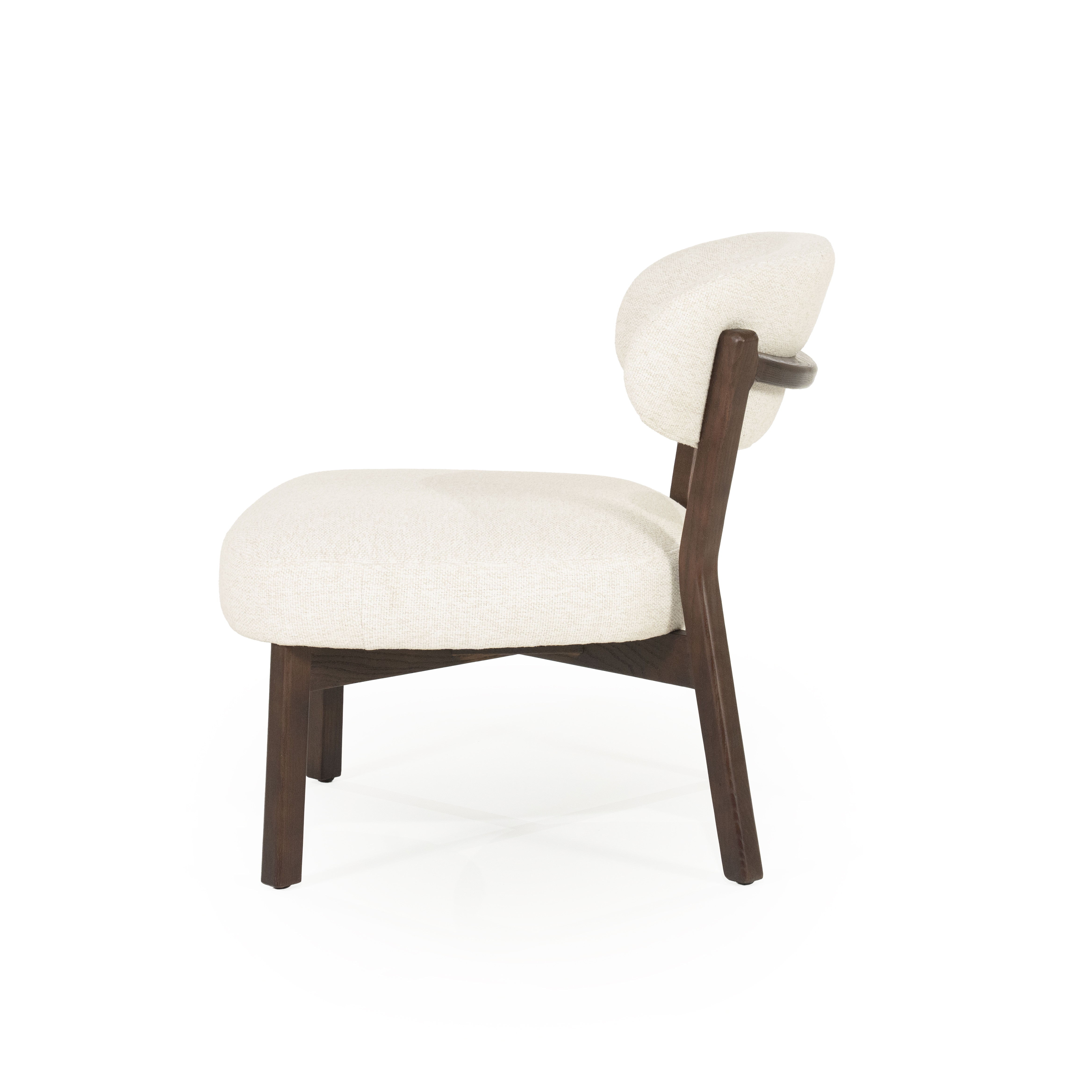Eleonora Fauteuil 'Mikky' kleur Beige/Bruin