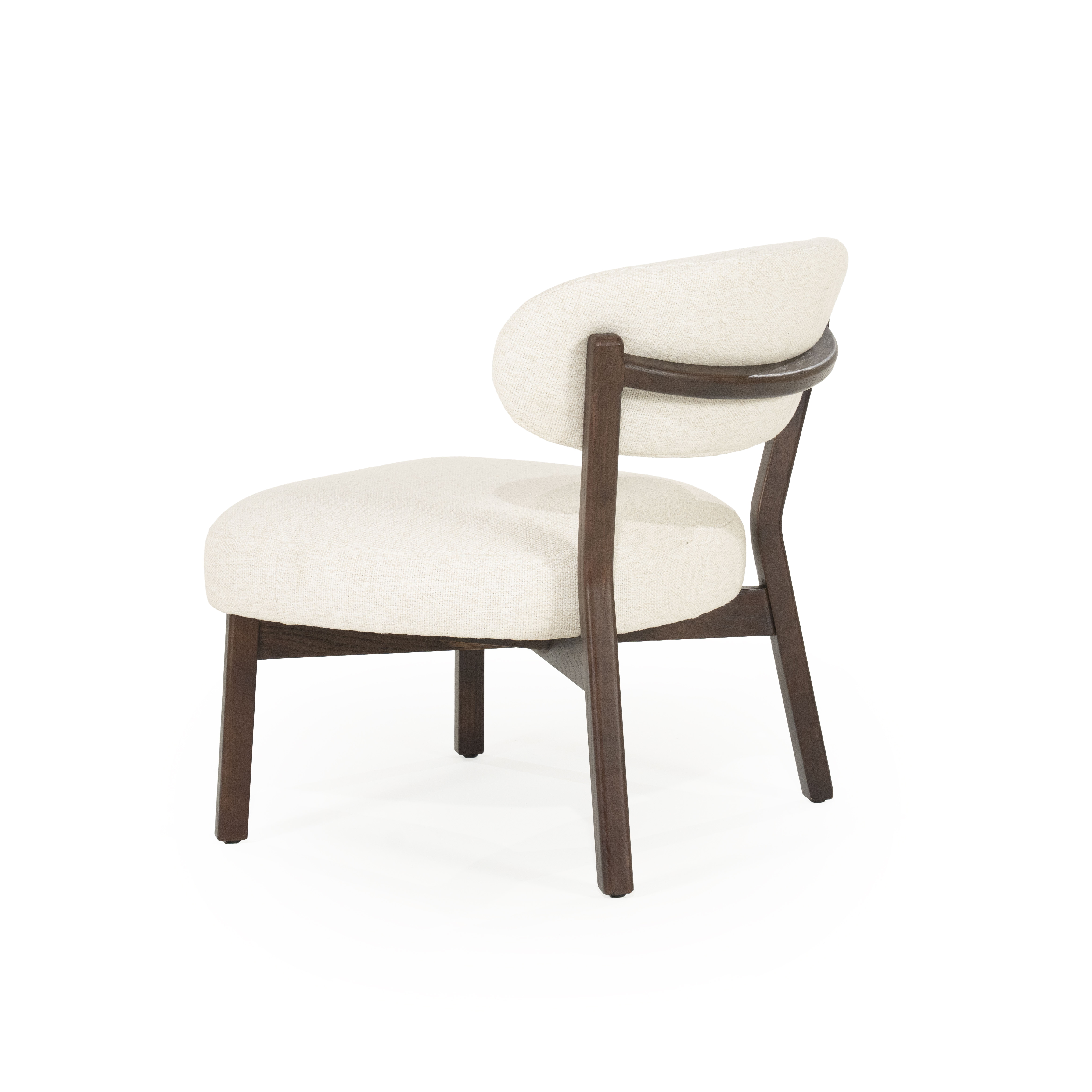 Eleonora Fauteuil 'Mikky' kleur Beige/Bruin
