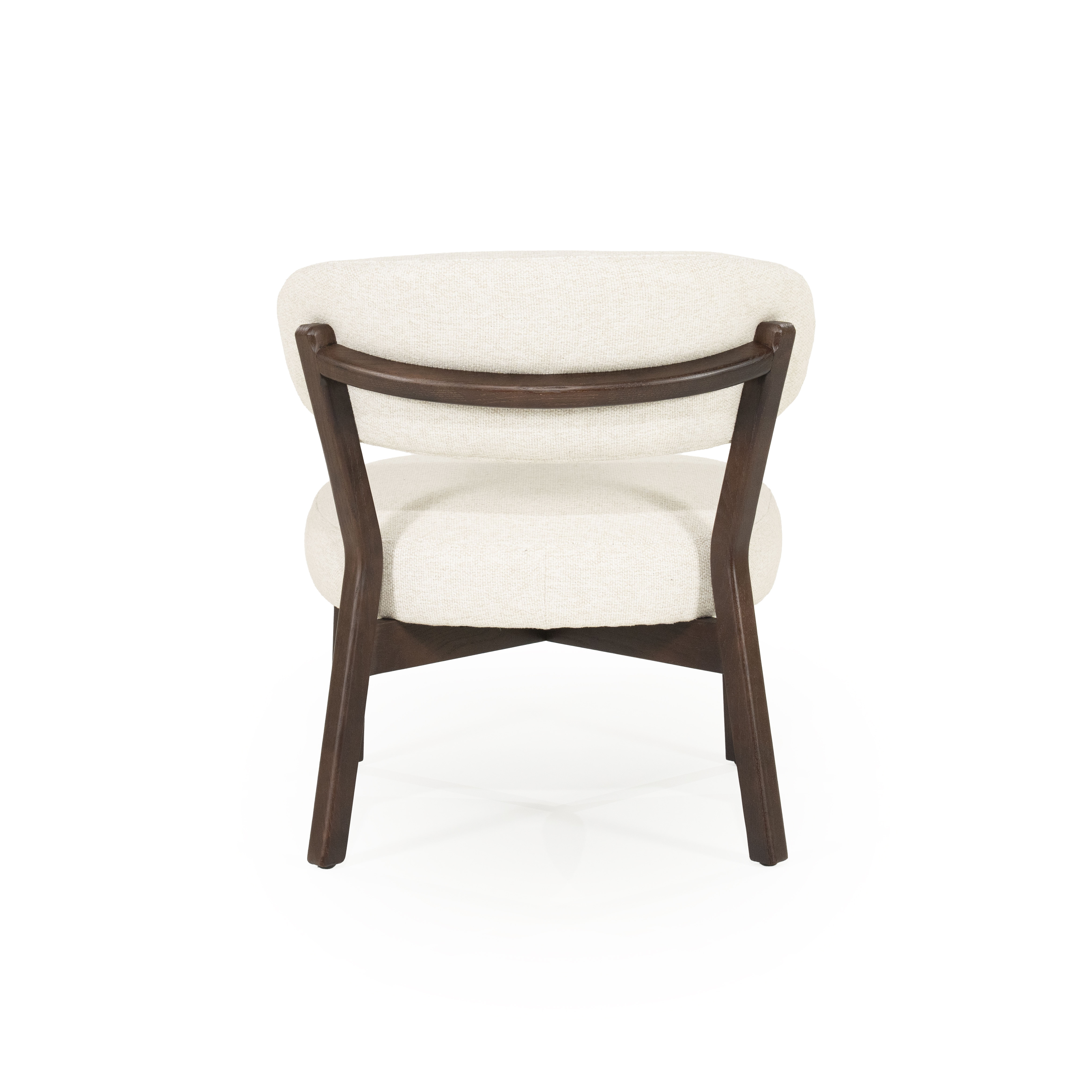 Eleonora Fauteuil 'Mikky' kleur Beige/Bruin
