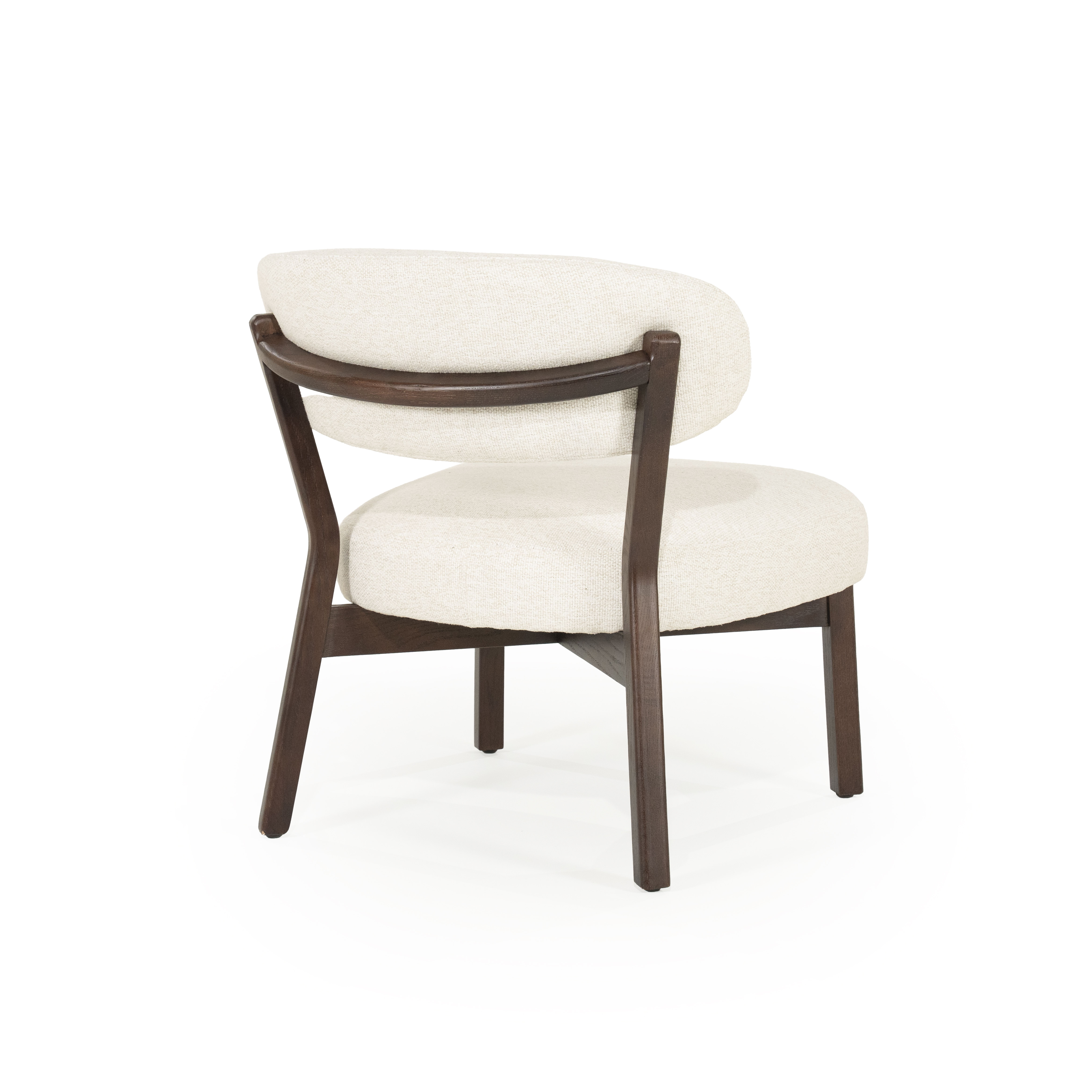 Eleonora Fauteuil 'Mikky' kleur Beige/Bruin