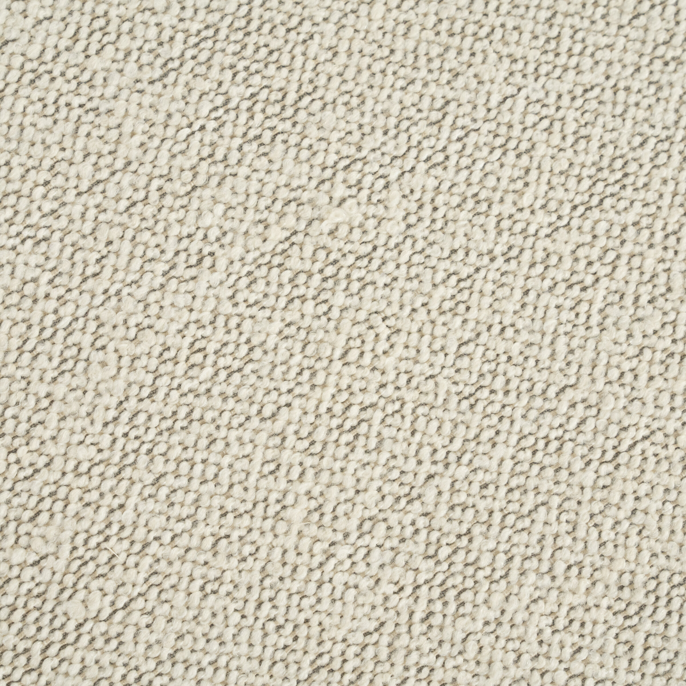 Eleonora Poef/Salontafel 'Avah' Bouclé, 80cm, kleur Beige