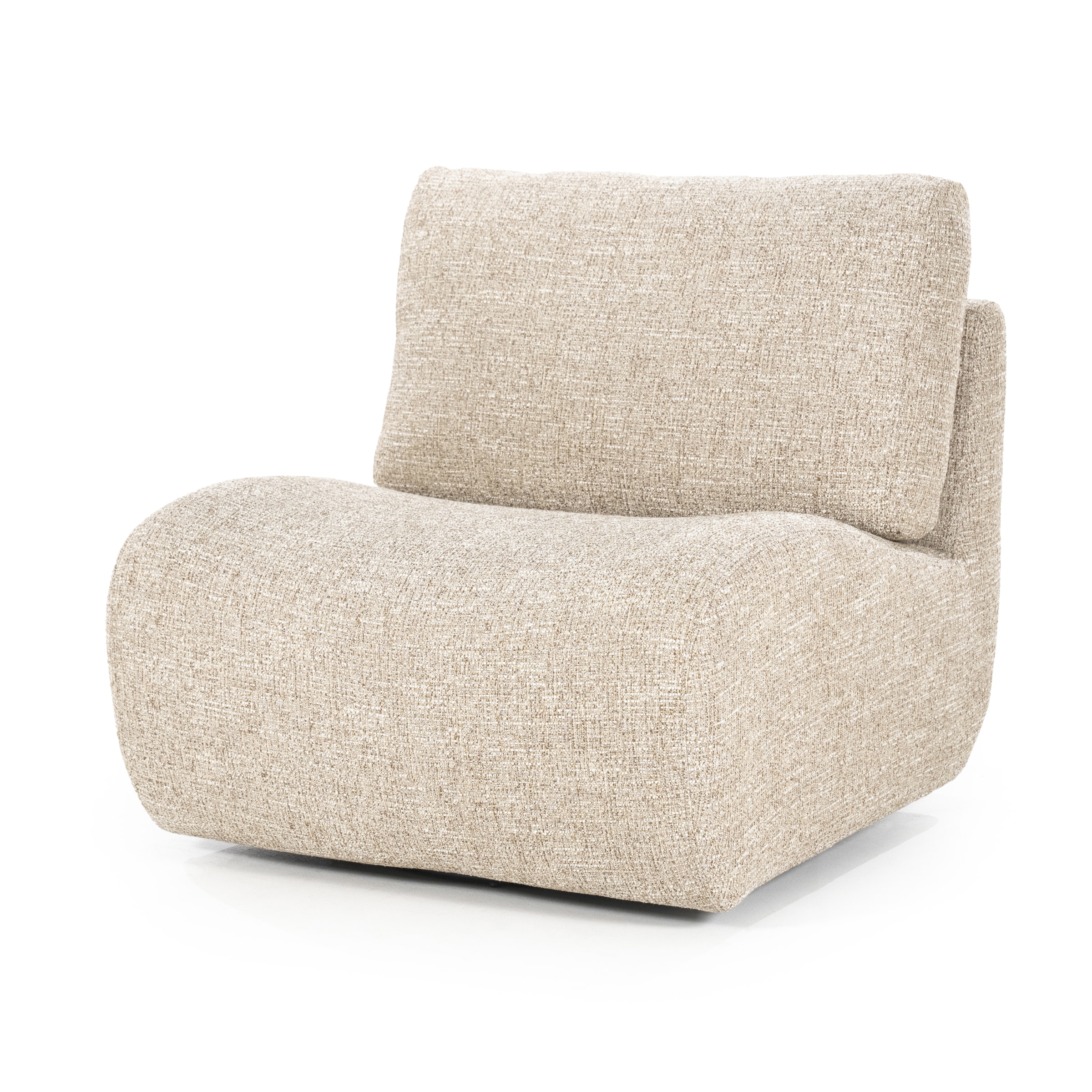 Eleonora Draaifauteuil 'Lucia' kleur Taupe
