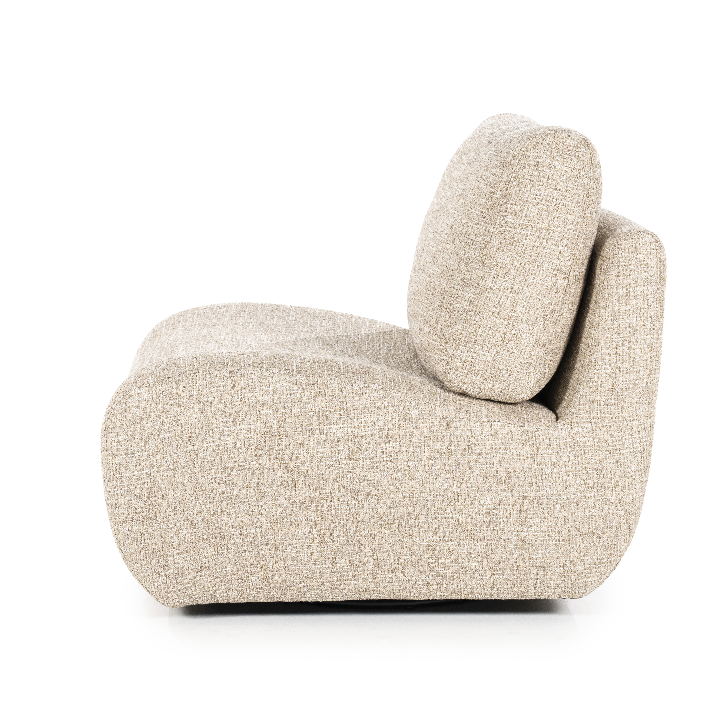 Eleonora Draaifauteuil 'Lucia' kleur Taupe