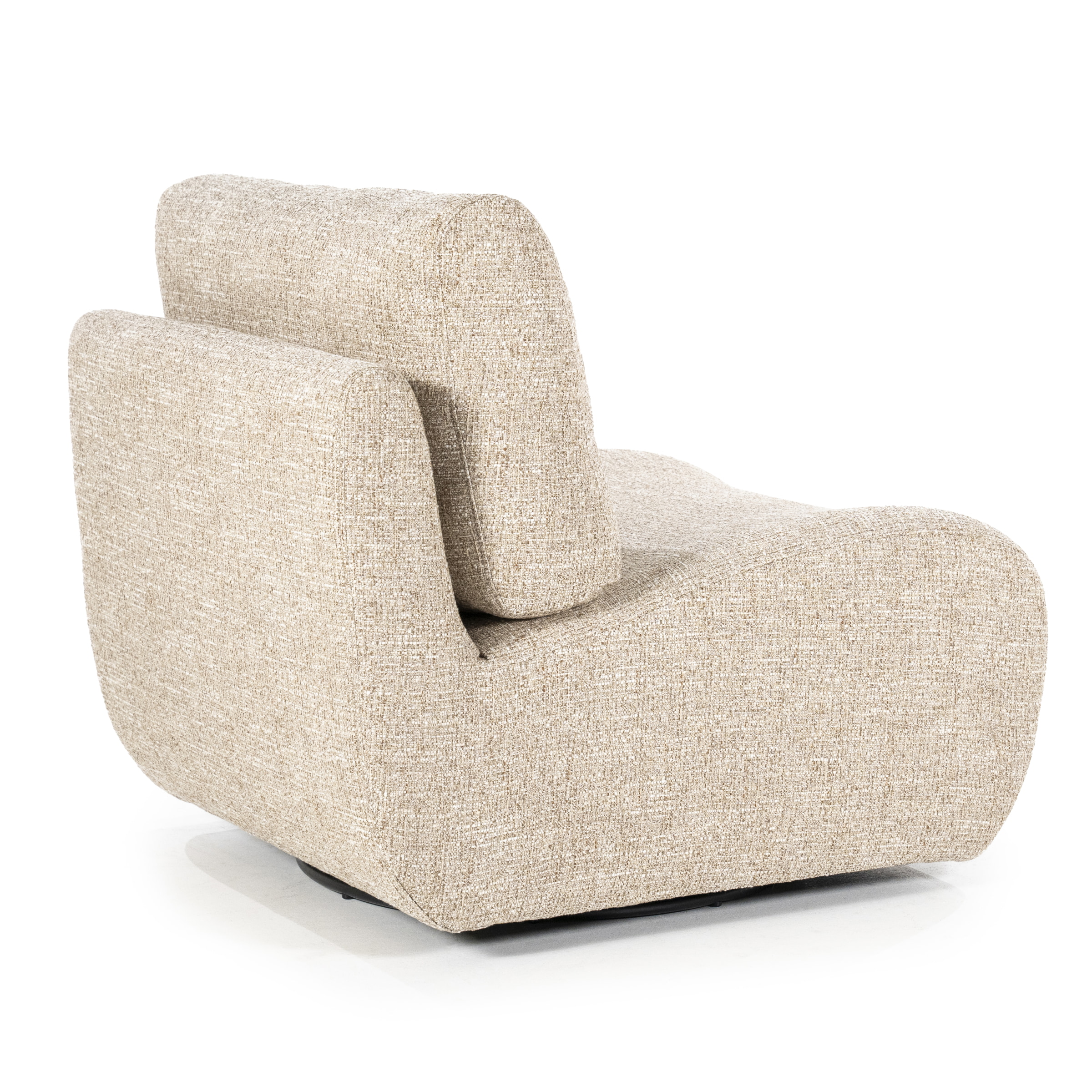 Eleonora Draaifauteuil 'Lucia' kleur Taupe