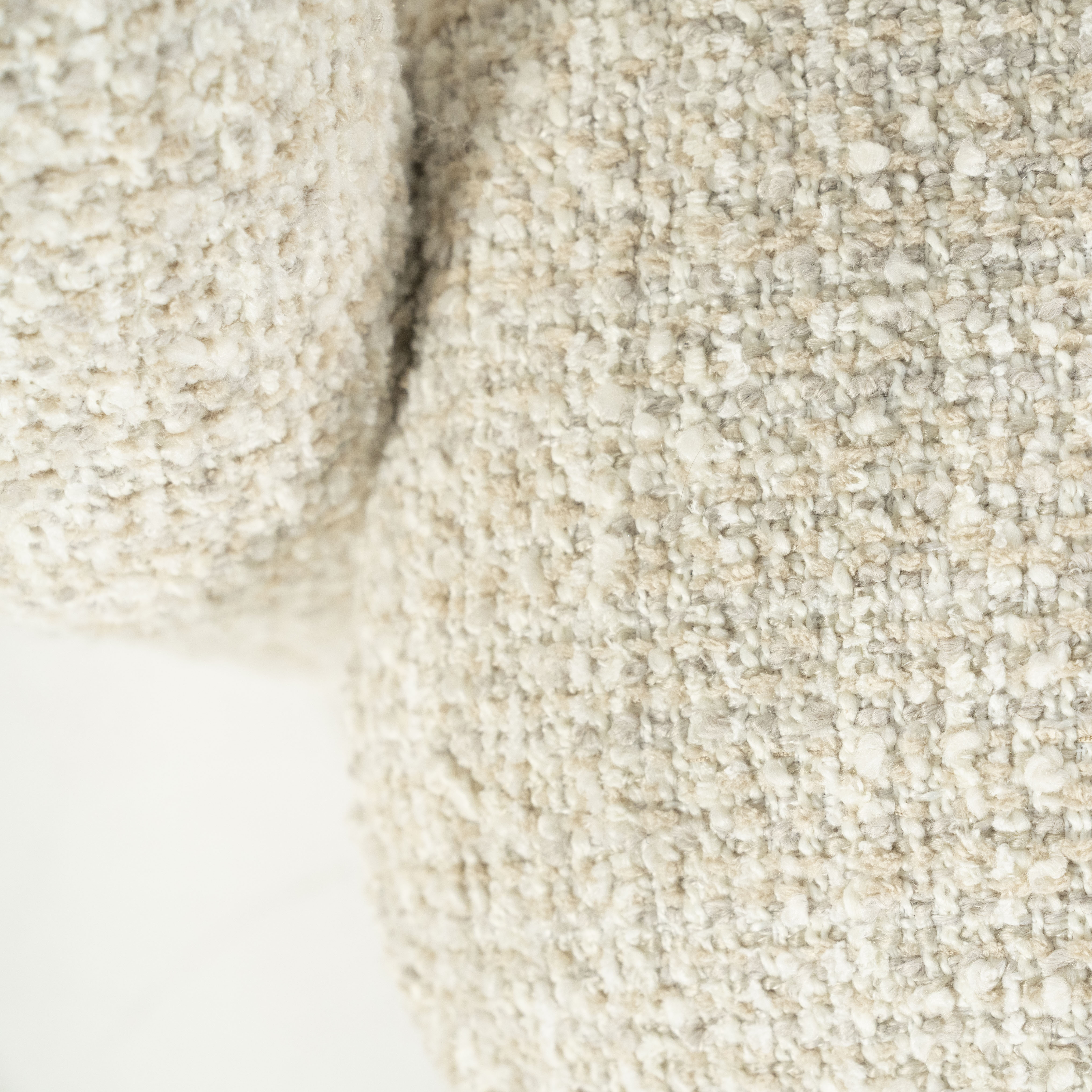Eleonora Fauteuil 'Monica' Grove Bouclé, kleur Beige