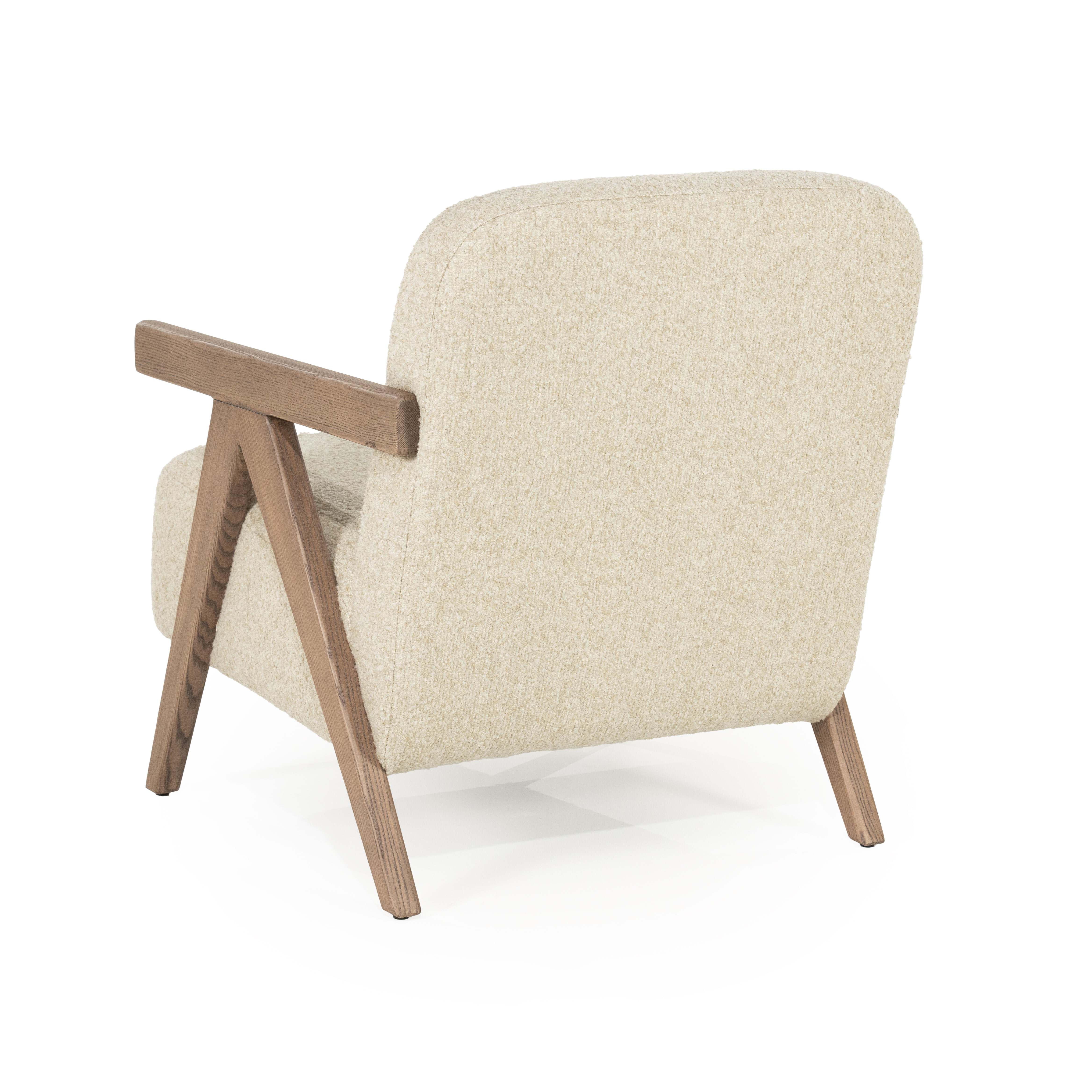 Eleonora Fauteuil 'Francis' Grove Bouclé, kleur Beige