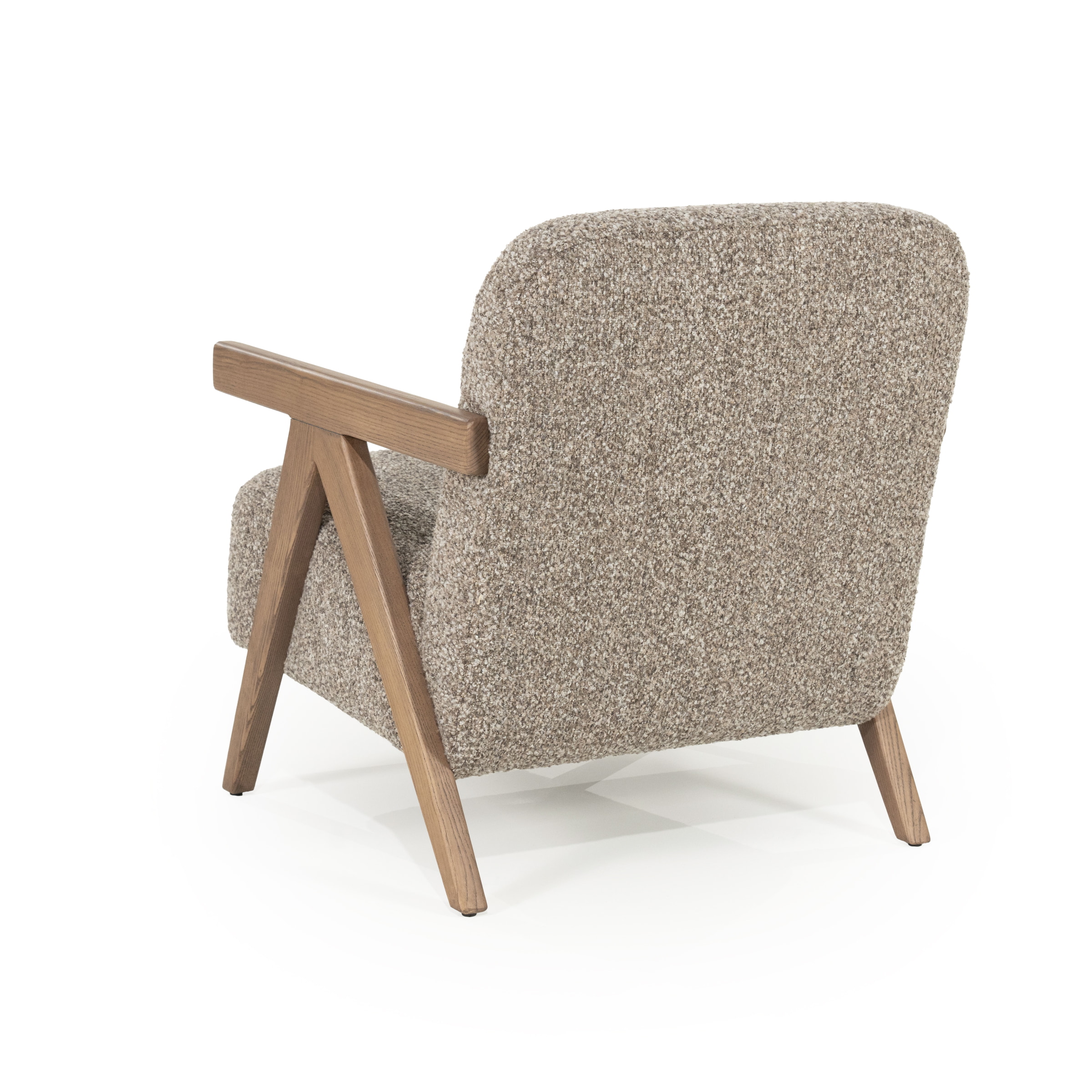 Eleonora Fauteuil 'Francis' Grove Bouclé, kleur Taupe