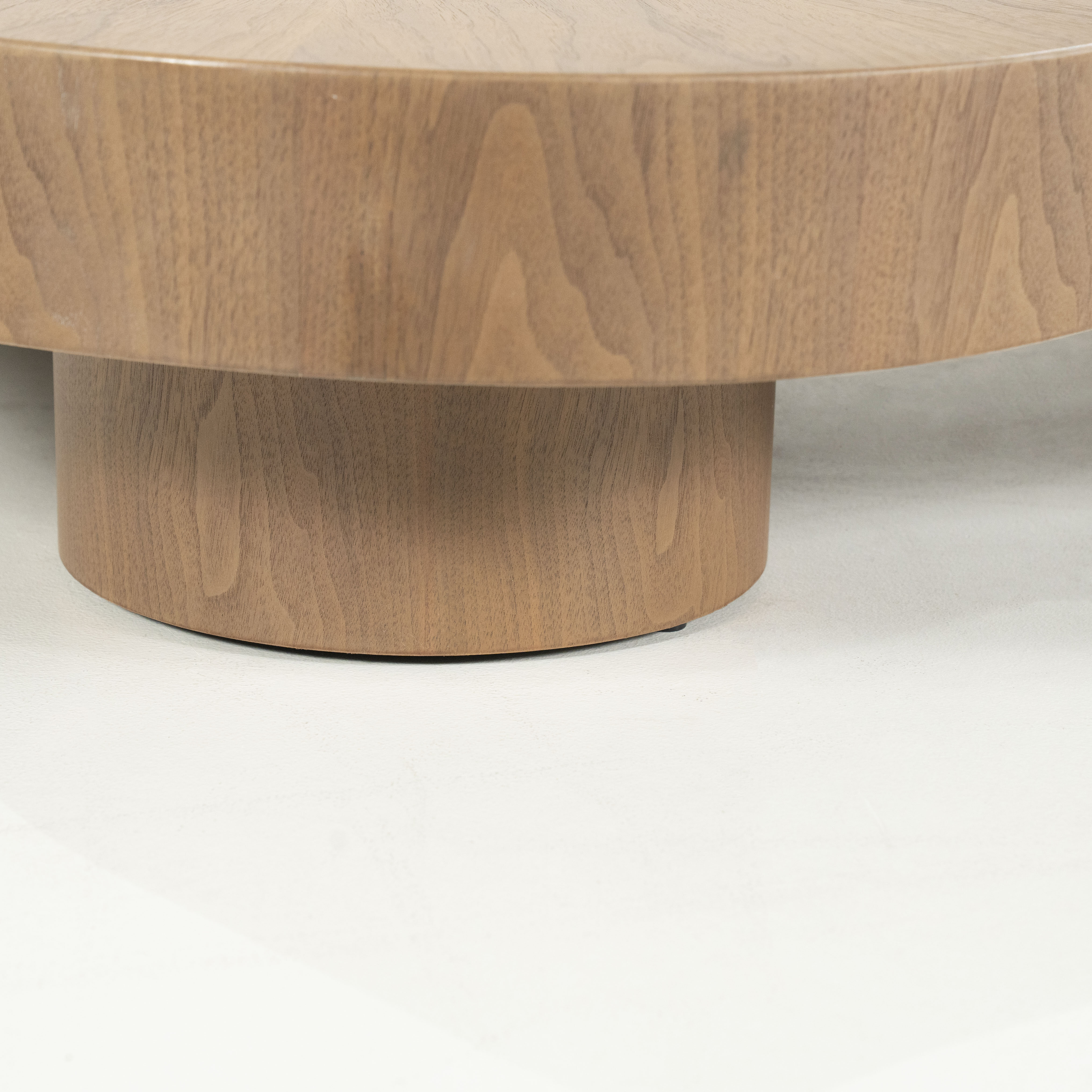 Eleonora Organische Salontafel 'Bobbie' Walnootfineer lichtbruin, 150 x 110cm, kleur Naturel