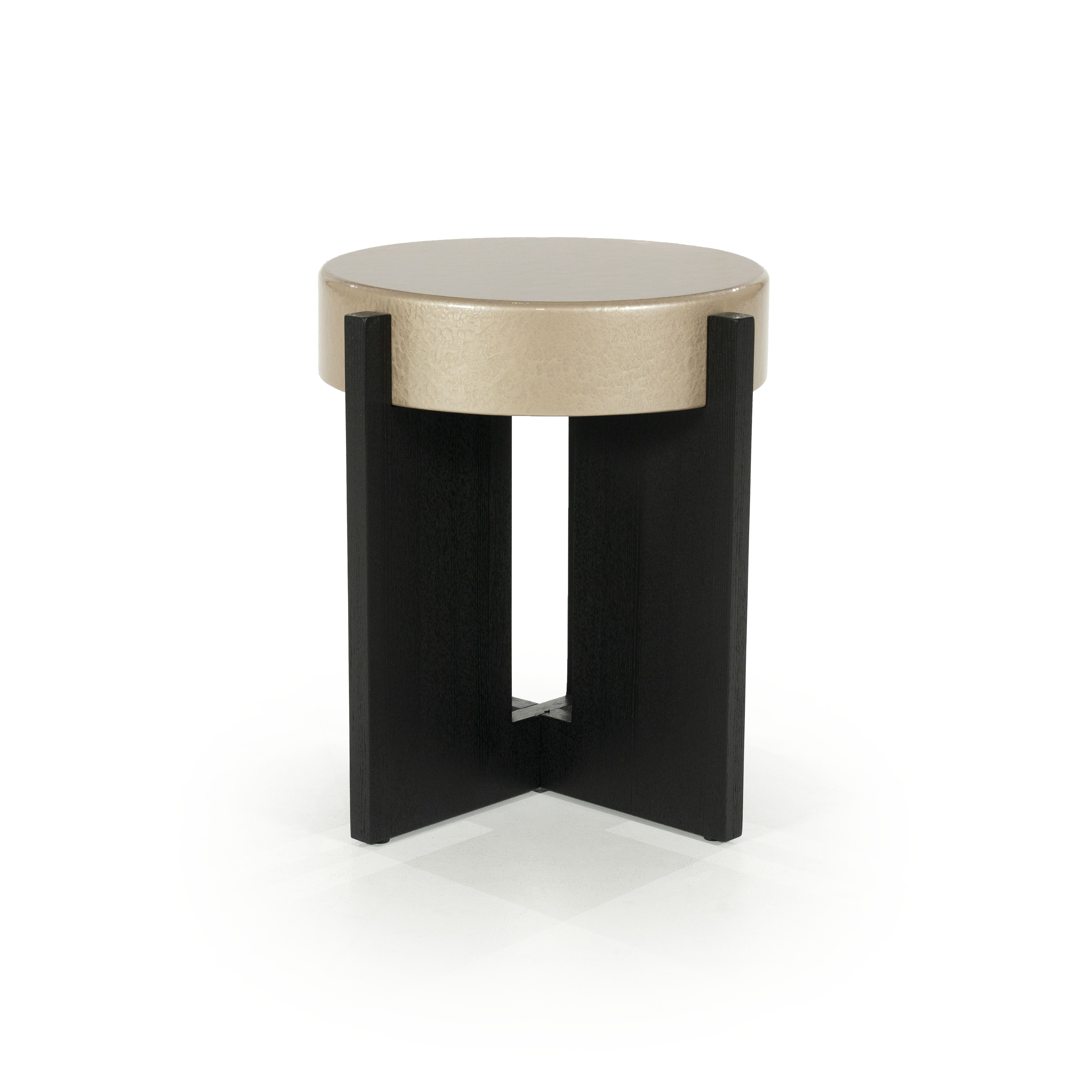 Eleonora Ronde Bijzettafel 'Juliet' 40cm, kleur Beige